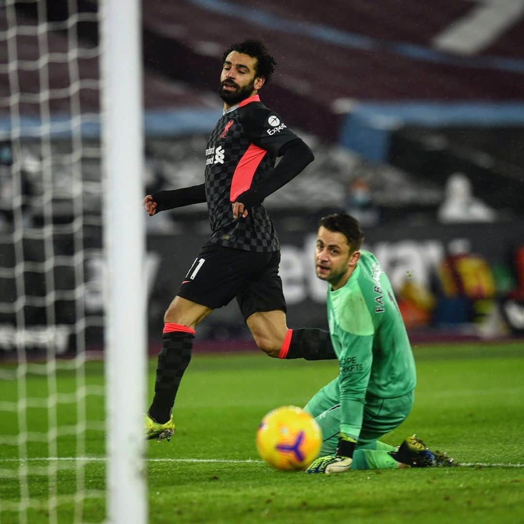 リヴァプールFCさんのインスタグラム写真 - (リヴァプールFCInstagram)「Absolutely brilliant, @mosalah 🤩 #LFC #Liverpool #LiverpoolFC #PremierLeague #WHULIV」2月1日 3時09分 - liverpoolfc