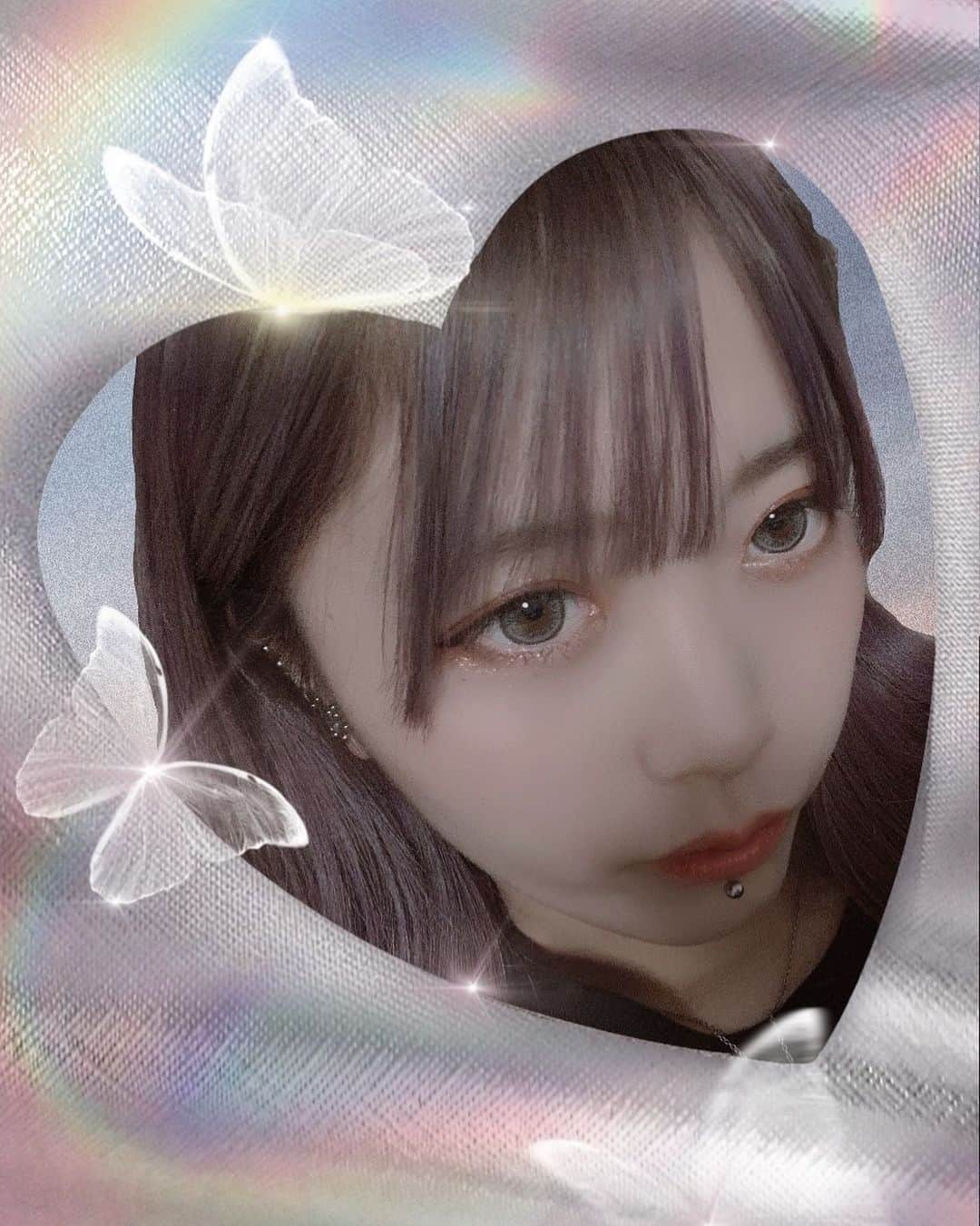 冬野あゐくのインスタグラム：「💜🦋」