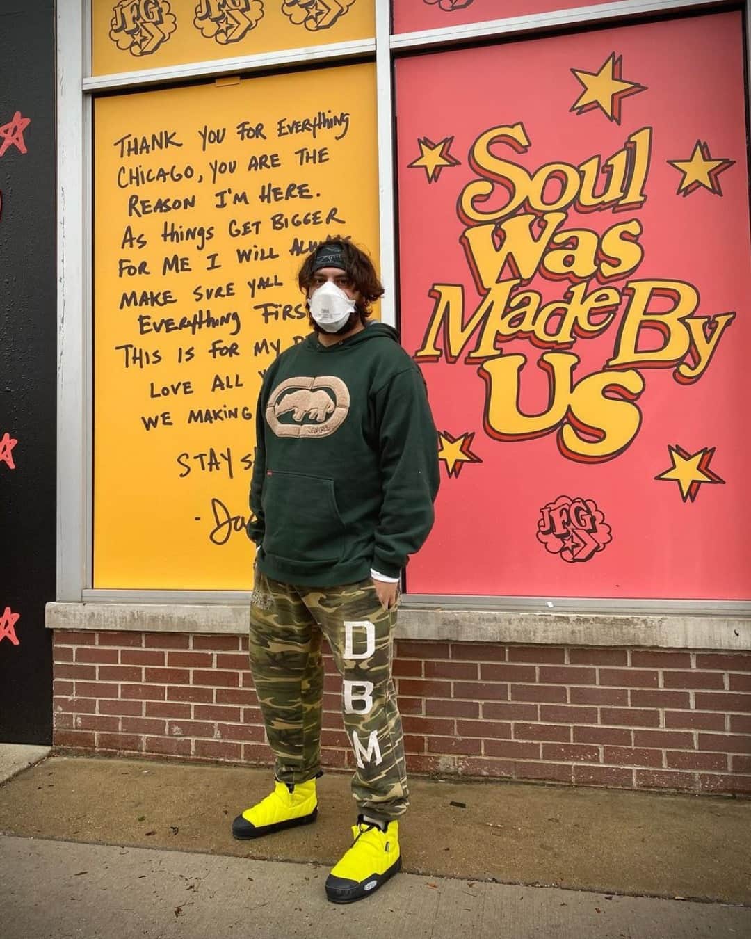 エコーレッドのインスタグラム：「@dichfurd_ahlers in a old school logo hoodie」