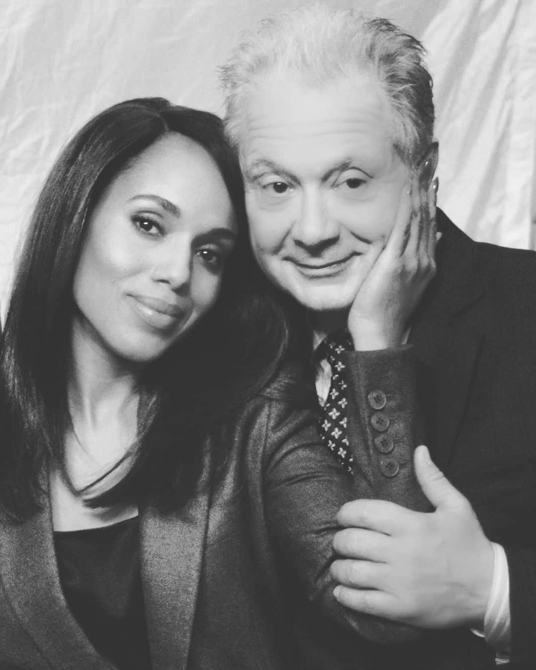 ジェフ・ペリーのインスタグラム：「Happy Birthday @kerrywashington‼️ Adore you‼️Hope you have the most beautiful and scandalous day 🥳🎉🍷❤️❤️❤️ #scandalfam」