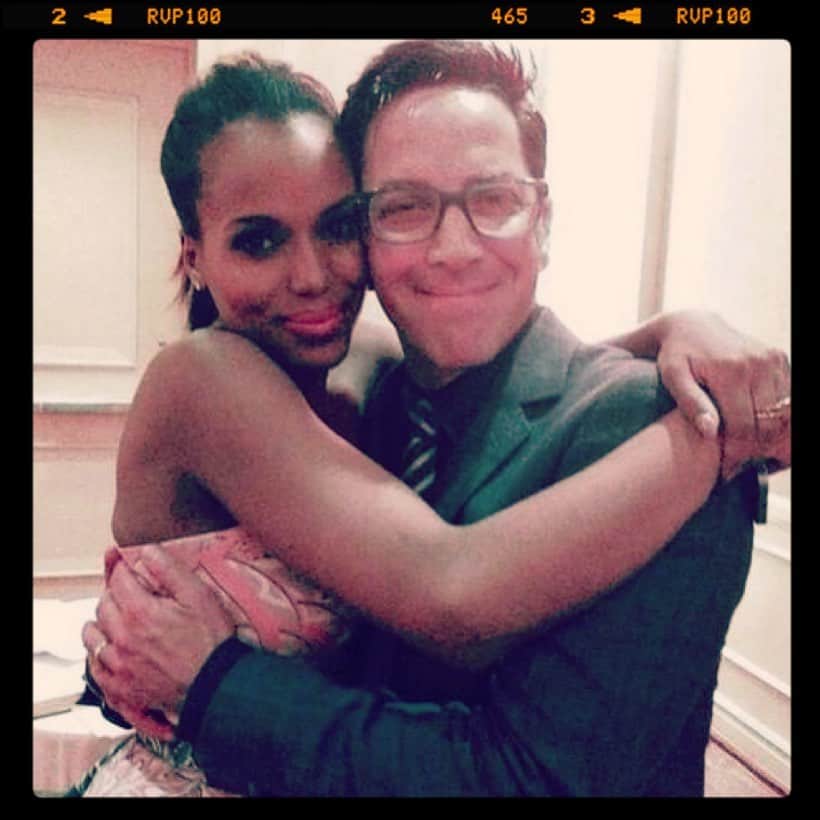 ダン・ブカティンスキーのインスタグラム：「Happy Birthday @kerrywashington  Such an inspiration as an actress producer activist mom and friend!! Love you with all my heart. #scandalfam ❤️❤️」