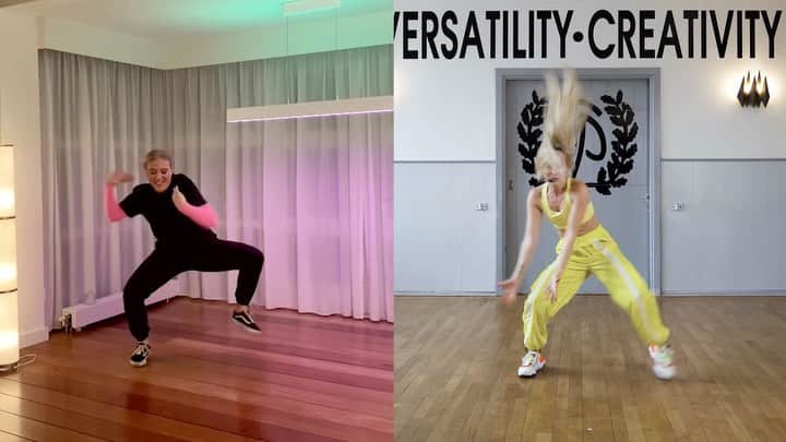 Nika Kljunのインスタグラム：「I absolutely love to see dancers learning my classes online! Wow 🤪💓🎆 Dance with me now on @fpdance.online - from easier routines like this one, to harder ones, there’s something for everyone on the platform #igotyou #wegotyou 😉😎 . Amazing job girls! 🥳 this is so cool@. Can’t wait to see more videos of you dancers from all over the world 🌎 🤩 you can join on www.fpdance.online & dance along with me and other teachers today! 🕺🏻💃🏼 . #nikakljun #nikakljunchoreography #ilovemyjob #danceonline #onlinedance #dancetutorial #denmarklife #dancelifestyle #dancevideos #beginners #intermediate #advance #lovefordance #allmylove by @arianagrande @majorlazer 🎶」