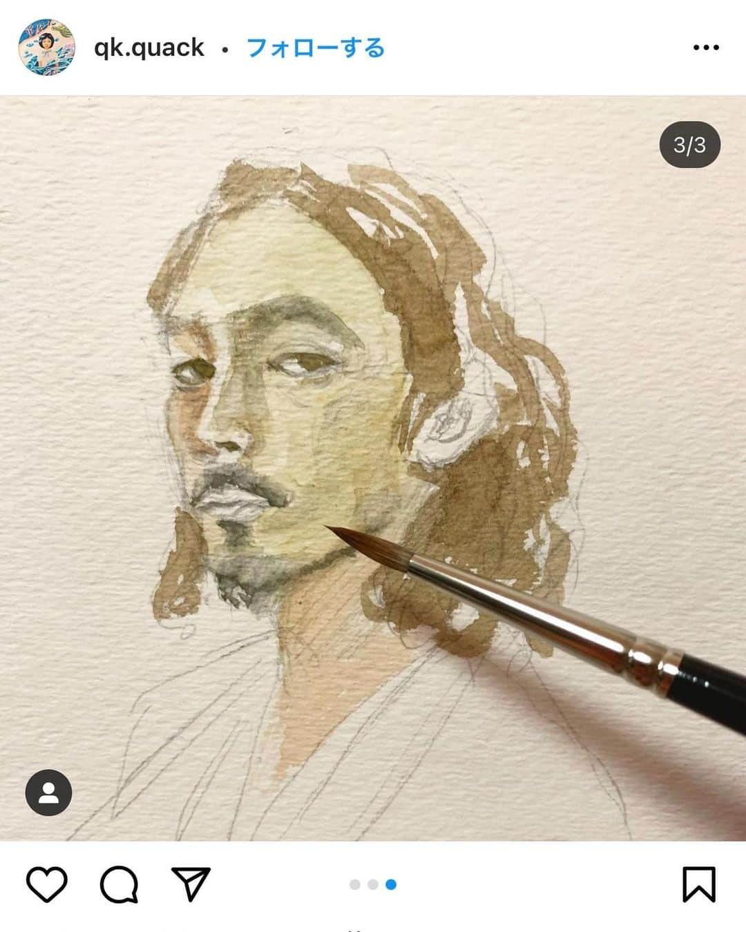 窪塚洋介さんのインスタグラム写真 - (窪塚洋介Instagram)「似顔絵を描いてくれた人を勝手に紹介する。Vol.2  ありがとう♪m(_ _)m」2月1日 6時00分 - yosuke_kubozuka