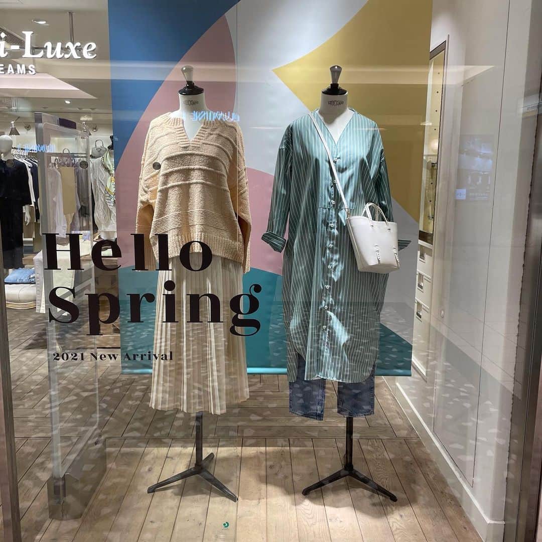 デミルクス ビームス 新宿のインスタグラム：「. It’s NEW! Hello Spring🌱   #demiluxebeams  #BEAMS #21ss」