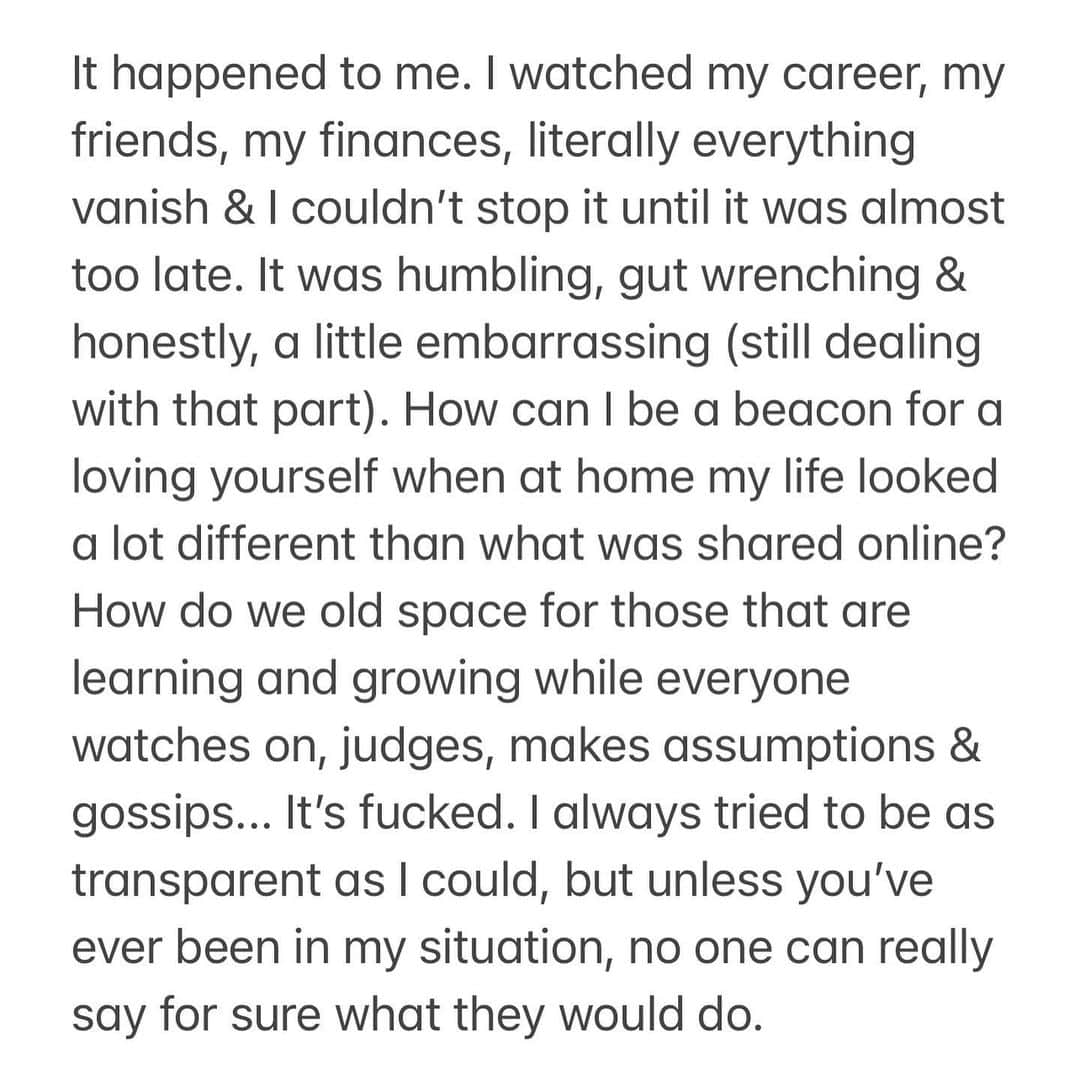 テス・ホリデーさんのインスタグラム写真 - (テス・ホリデーInstagram)「TW:// Abuse & intimate partner violence  None of this is easy to share, but I felt deeply called to do so today, so I’m trusting my gut. Also, if have nothing nice to say, keep it to yourself. Love y’all 🤍」2月1日 7時00分 - tessholliday