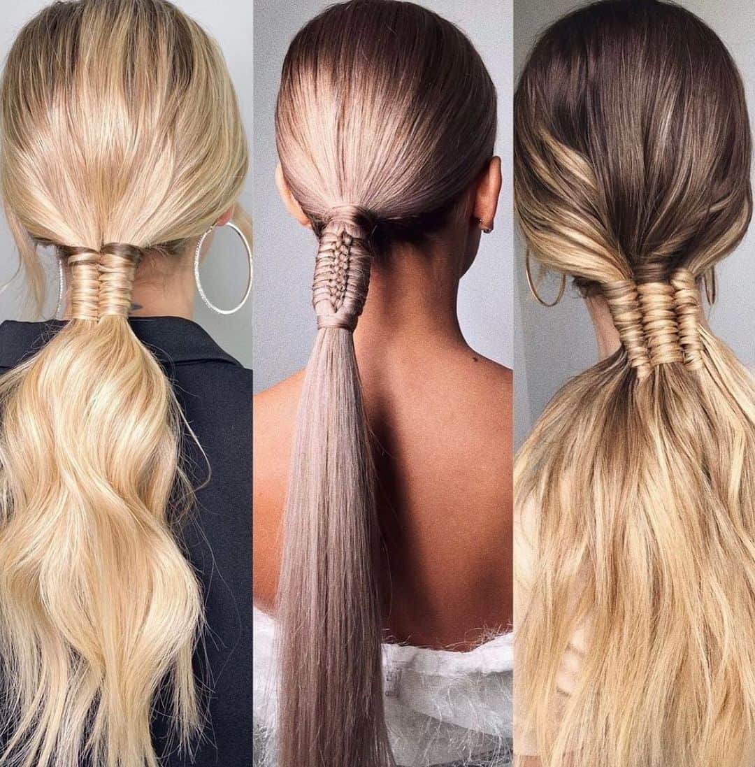 I N S T A B R A I Dのインスタグラム：「wrapped pony, 3 ways 😍」