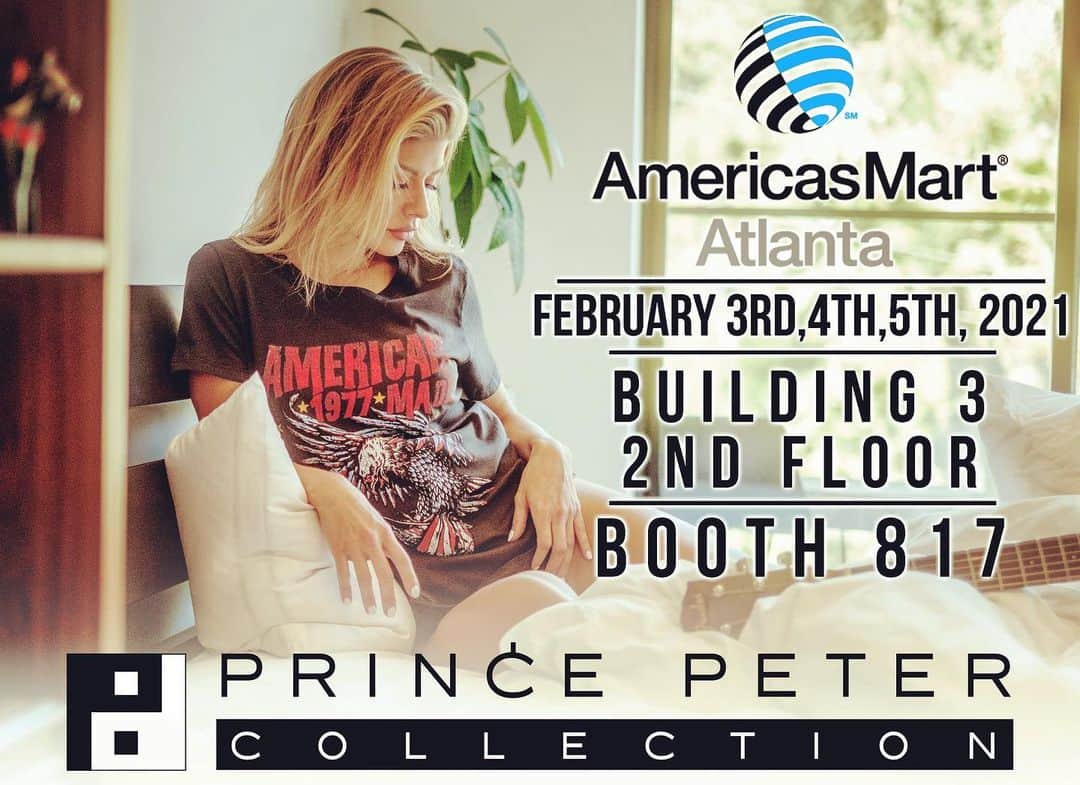 のインスタグラム：「🍭REMINDER🍭 We will be in #ATL this Friday for a show. Join us! Follow @americasmartatl and keep up.   💥💥💥💥💥💥💥💥💥💥💥💥 #americasmart #boothshow #vintage #vintagestyle #vintagetee #loungewear #graphictee #americana #atlastyle」