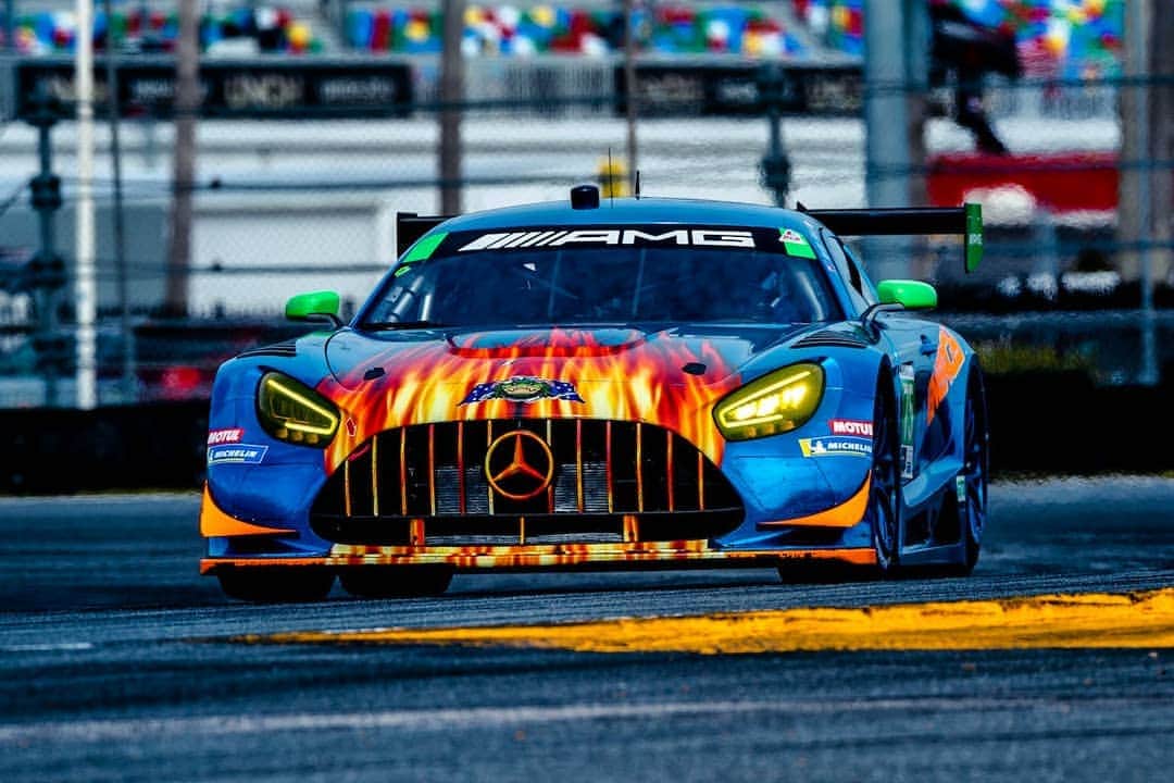 Mercedes AMGさんのインスタグラム写真 - (Mercedes AMGInstagram)「IT’S A 1-2 VICTORY at the Rolex 24 At Daytona!  The #57 Mercedes-AMG GT3 by @winwardracing with the drivers @indydontje, @philip_ellis, @maroengel and @ruward92 won the @imsa_racing season opener in GTD-class. It’s the first ever win for Mercedes-AMG Customer Racing in the 24-hour race at @daytona International Speedway! @sunenergy1racing added second place with starting number 75. #28 @alegramotorsports also finished in the top 10 with ninth place.  Congratulations to our teams and drivers and thank you for an unforgettable race weekend! 👏  #24hAMG #AMGGT3 #MercedesAMG #MercedesAMGMotorsport #IMSA #Rolex24」2月1日 9時01分 - mercedesamg