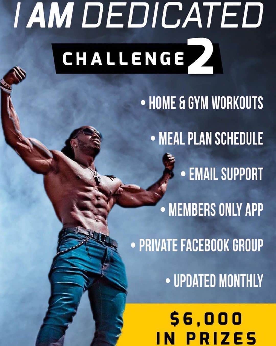 Ulissesworldさんのインスタグラム写真 - (UlissesworldInstagram)「24HRS LEFT❗️LAST DAY TO SIGN UP FOR I AM DEDICATED CHALLENGE 2 👆LINK IN MY BIO👆 REGISTER NOW  _ 8 Week I AM DEDICATED CHALLENGE 2 includes: - 8 week Home or Gym Program  - 8 Week Meal Plans Schedule - Private Members Only App - Email Support - Facebook Support Community - Weekly Check-Ins - Prizes for best transformation 🥇1st place - $3,000 🥈2nd Place - $2,000 🥉3rd Place - $1,000 (Best Transformation of an existing member) Let Me Help You Get Fit!👆LINK IN MY BIO👆 Good Luck💪🏽👊🏽   _ #Ulissesworld」2月1日 9時00分 - ulissesworld