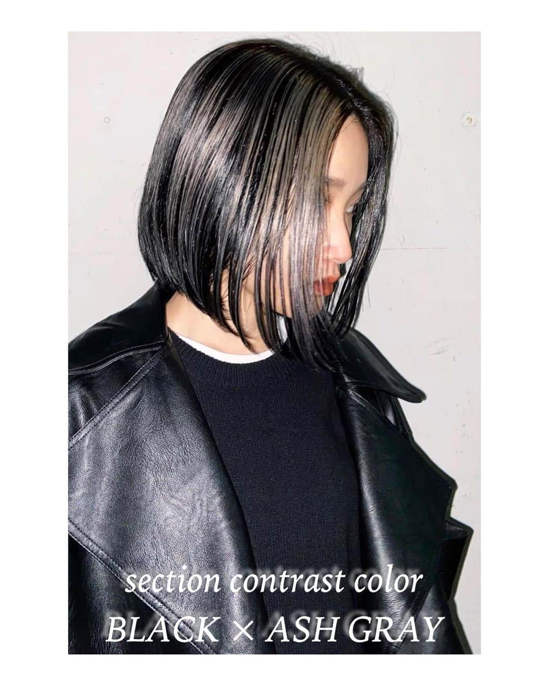 のインスタグラム：「contrast  color ！  ファッション感を大切に！ ファッション性を強く出した セクションカラーにより コントラストをバランスよくプラス！  マンネリ化した気持ちにプラスアルファのオシャレを楽しみたい方は是非！  cut 2color / 18000〜  hair designer / @nuuuun123   お写真ありがとうございました！」