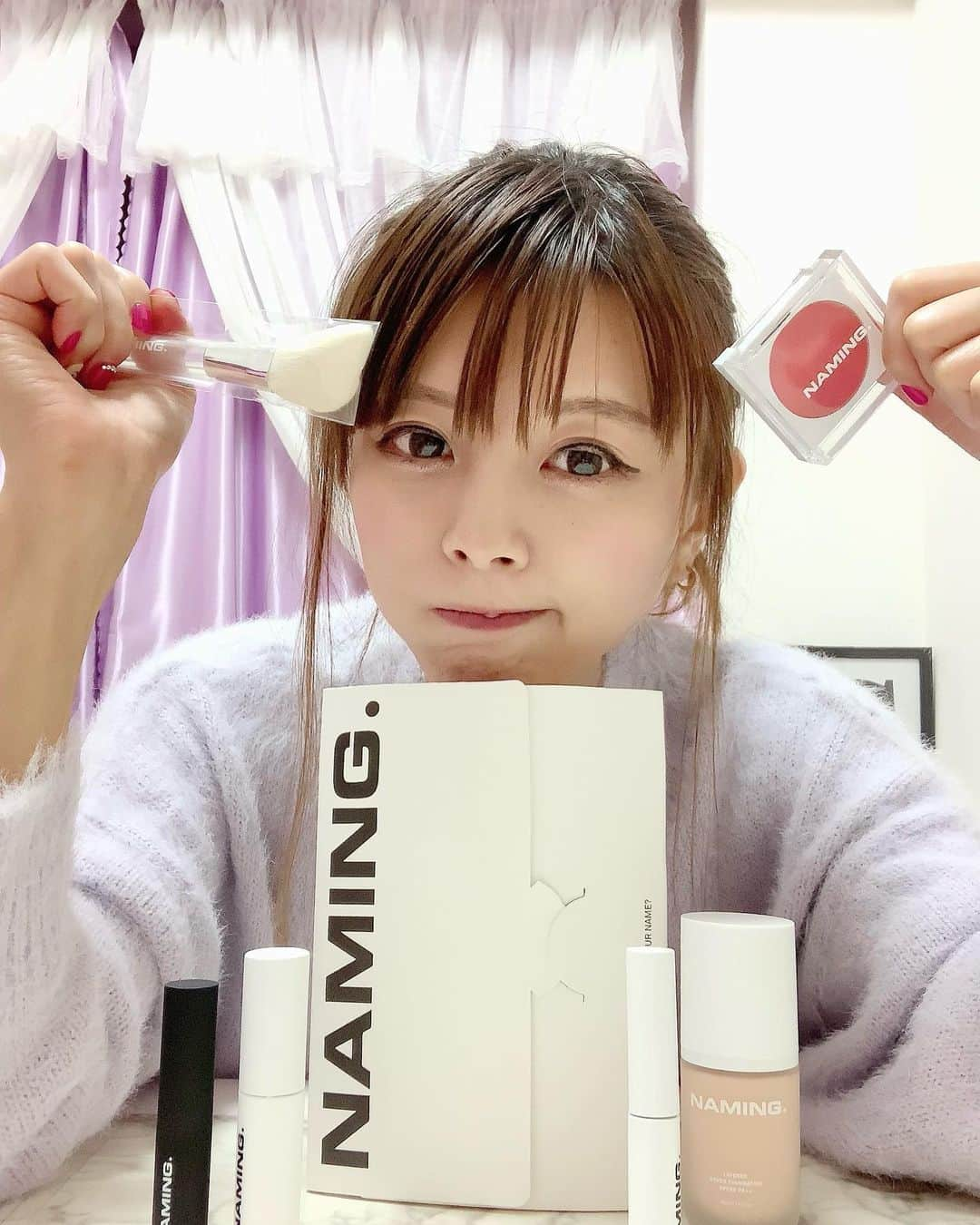 satomiさんのインスタグラム写真 - (satomiInstagram)「💄💄💄 ・ インスタで見て気になっていたブランド （@namingcos.jp)の福袋ゲット💄💄 ・  2000円以下で買えるんだよ♡ プチプラなのに優秀ー💕リップが特に良い💕 ・ 今年からちょいメイク変えてるーー😎😎 ・ ・ #ネイミング #naming.　 #韓国コスメ　 #韓国化粧品　 #韓国メイク　 #コスメ #メイク #プチプラコスメ #コリアンメイク #韓国美人 #韓国美女 #koreanmakeup  #koreanfood  #韓国ファッション #koreanfashion  #プチプラコスメ #オルチャン」2月1日 10時22分 - saatoomii47