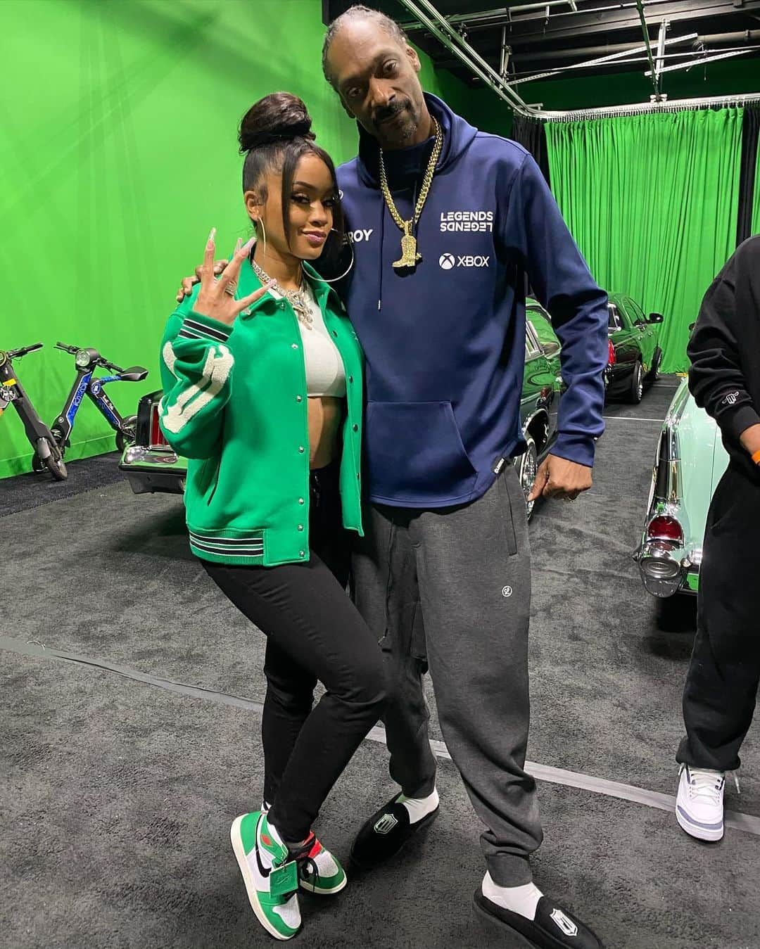 スヌープ・ドッグさんのインスタグラム写真 - (スヌープ・ドッグInstagram)「West coast. @saweetie 🚨💯🔥🎶🎶✨」2月1日 20時00分 - snoopdogg