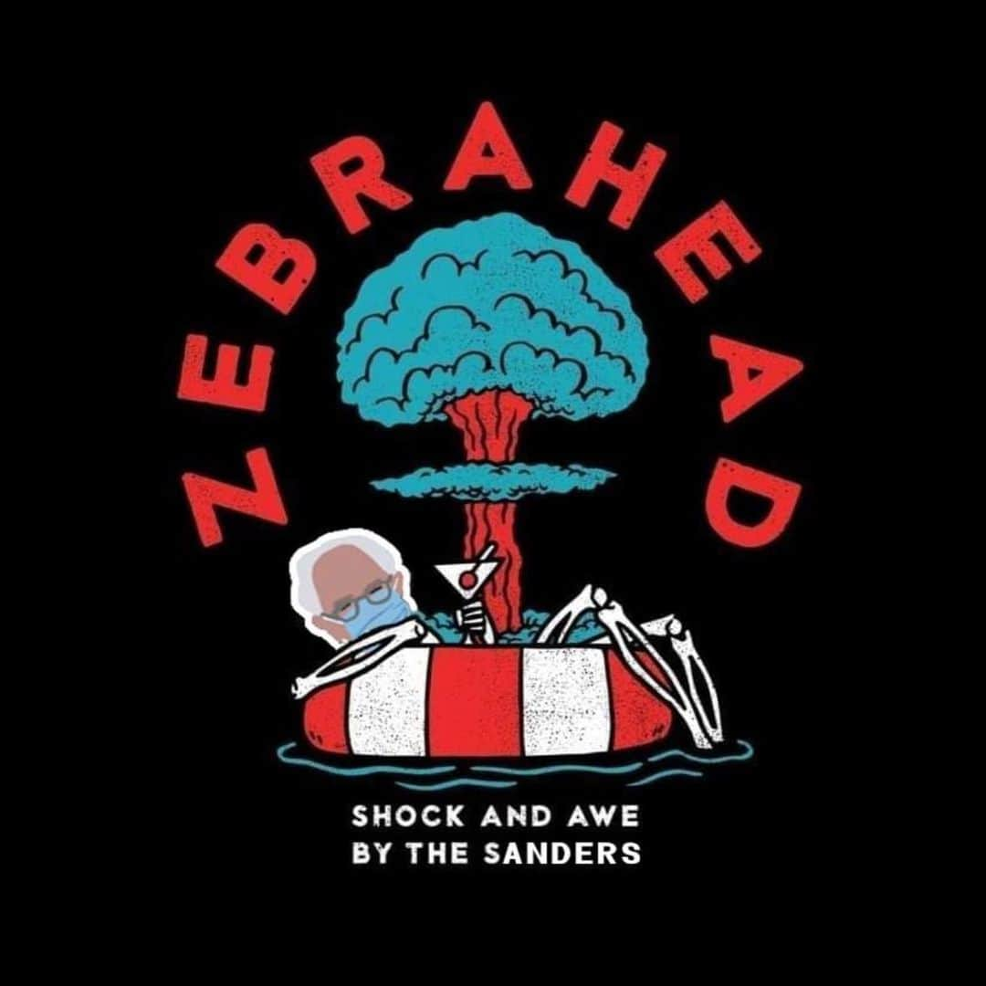 Zebraheadさんのインスタグラム写真 - (ZebraheadInstagram)「We got Bernied pretty hard!!  #Zebrahead #braininvaders #mfzb #berniesandersmemes」2月1日 20時28分 - zebraheadofficial