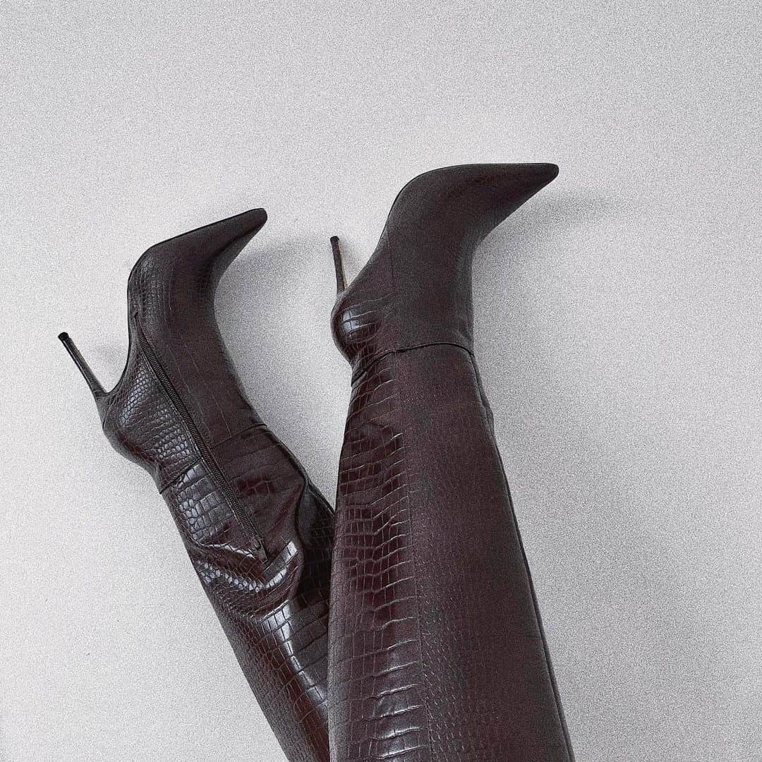 ジェイデ・ピアスのインスタグラム：「I’ve decided I’m a boot person.」