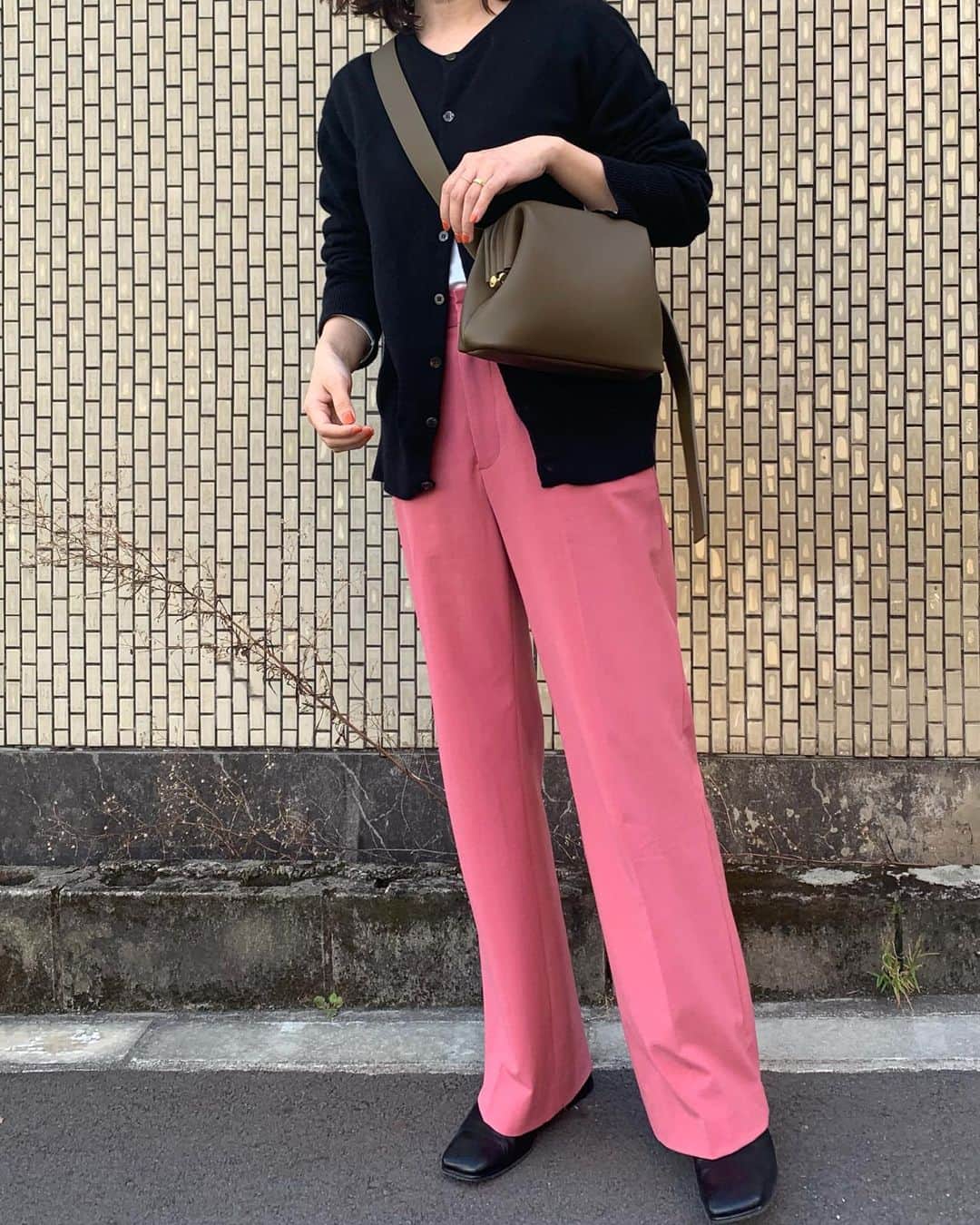 my9mj8のインスタグラム：「﻿ 　﻿ 先日コーデ🍑﻿ ﻿ ﻿ #ファッション#コーデ#コーディネート#fashion #coordinate #code #オシャレ #ootd #outfit #wear」
