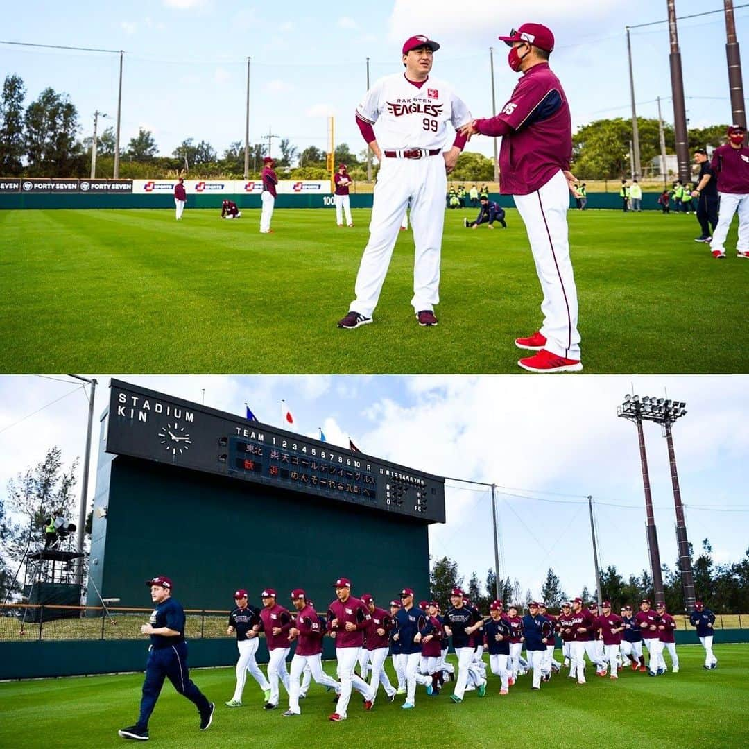 東北楽天ゴールデンイーグルスさんのインスタグラム写真 - (東北楽天ゴールデンイーグルスInstagram)「⚾️ キャンプイン‼️球春到来☀️ #rakuteneagles #一魂 #日本一の東北へ #写真もバイバーで」2月1日 21時05分 - rakuten_eagles