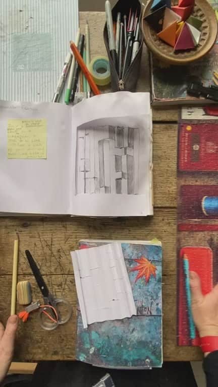 Tea and sittingのインスタグラム：「A Live demonstration of one of the more counter intuitive exercises from The Workbook about ‘Looking Further’  #cctheworkbook #consciouscreativity @consciouscreativity @leapingharepress @quartocreates」
