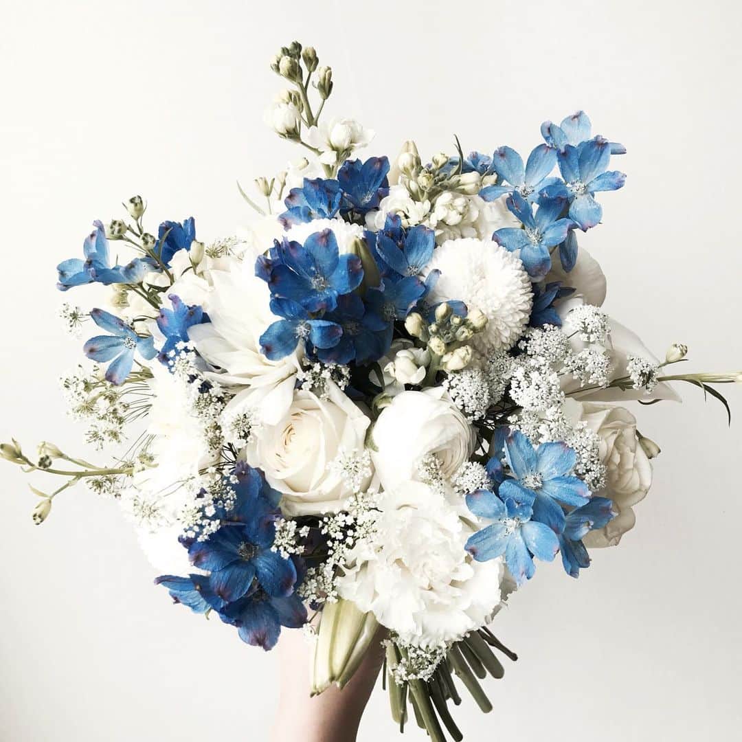 Florist.janeさんのインスタグラム写真 - (Florist.janeInstagram)「#블스꽃다발 💙」2月1日 21時17分 - jane.florist