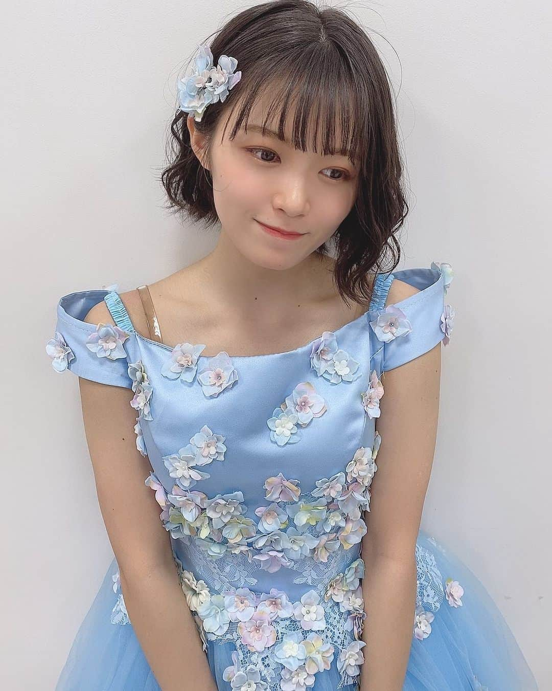 安藤千伽奈のインスタグラム：「*°﻿ ﻿ ぴめなそ公演の衣装かわいい🥰﻿」