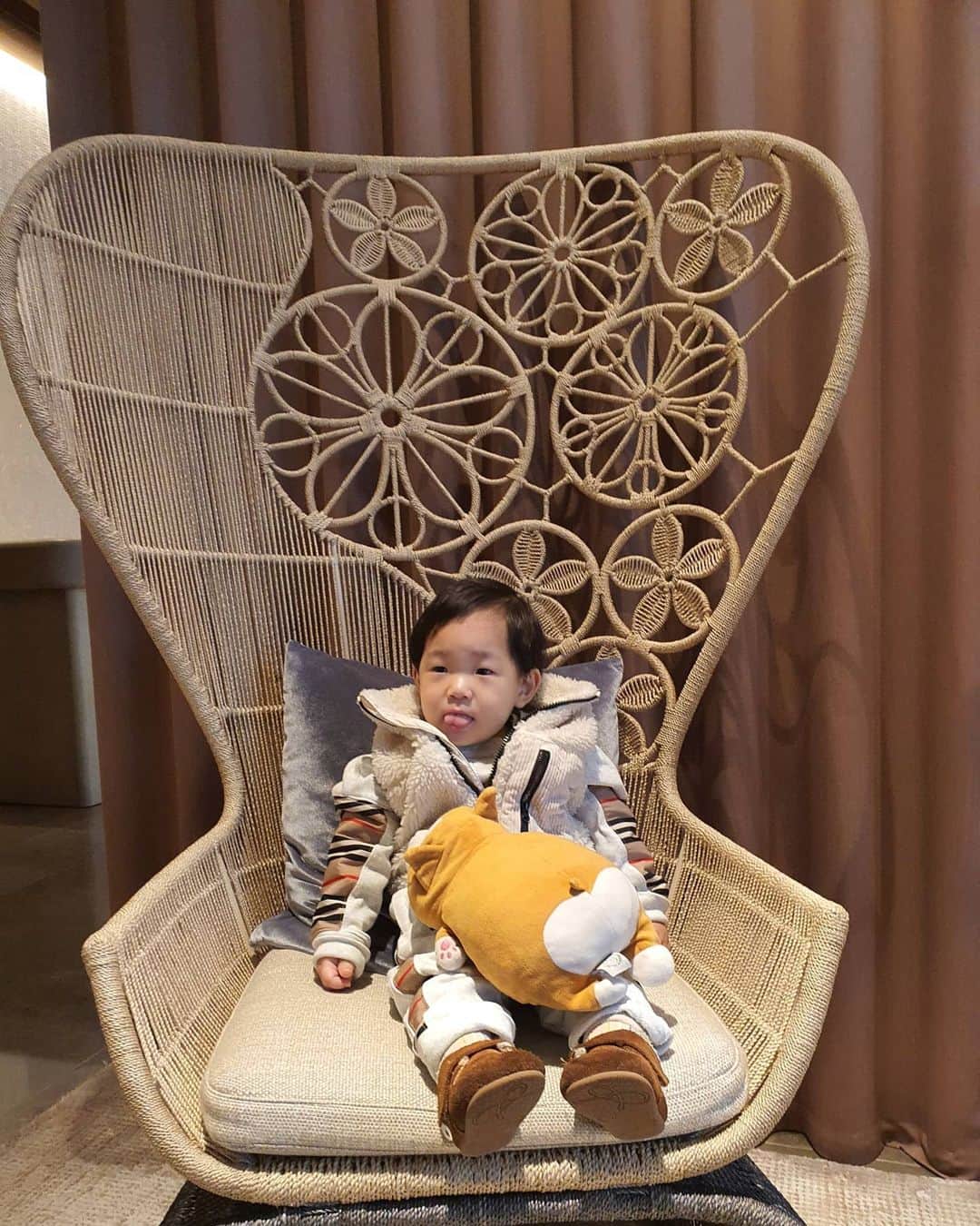 ユ・ハナさんのインスタグラム写真 - (ユ・ハナInstagram)「동글이랑 망고랑 ❤」2月1日 15時06分 - hahana111
