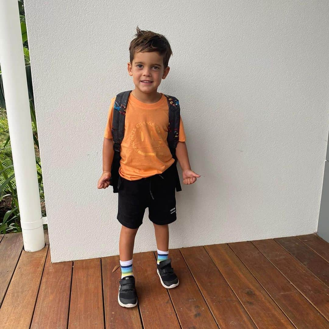 アダム・フェデリチさんのインスタグラム写真 - (アダム・フェデリチInstagram)「First day of pre school ✅」2月1日 15時16分 - federici32