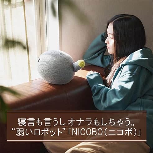 Panasonic ふだんプレミアムのインスタグラム：「. 【NICOBOと一緒に暮らしませんか❓】  寝⾔も⾔うしオナラもしちゃう。 ”弱いロボット”「NICOBO（ニコボ）」を 「Makuake」でのクラウドファンディングに先駆けて ご紹介します🎶  家では、“ほっと”肩のチカラを抜いて⾃分らしく、少しでも笑顔でいられたら。 そんな想いを込めて、パナソニックは、⼼の豊かさにフォーカスしたロボット「NICOBO（ニコボ）」と⼀緒に暮らすライフスタイルを提案します。  〜「NICOBO」はこんな子です〜 1️⃣撫でるとしっぽをふって、小さな幸せをちょこちょこ与えてくれます。 2️⃣時には寝言を言ったり、ぼーっとしたり、⼀人でマイペースに過ごすことも！ 3️⃣ちょっとずつ言葉を覚え、がんばってしゃべったり、あなたにそっと寄り添います。  2021年2月16日13時から、アタラシイものや体験の応援購入サービス「Makuake」( @makuake_official )でプロジェクトを公開👐  ------------------------------------------------ ▼「NICOBO（ニコボ）」の詳細はこちらから！ https://panasonic.jp/topics/2021/02/000000435.html ------------------------------------------------  #弱いロボット #NICOBO #ニコボ #iot #ロボット #robot #おうち時間 #相棒 #友達募集 #友達 #makuake #ロボットペット #ペットロボット #ロボットのいる暮らし #ロボットロボット #クラウドファンディング #暮らしを整える #暮らしを楽しむ #パナソニック家電 #家電 #家事 #パナソニックと暮らす #パナソニック #panasonic」