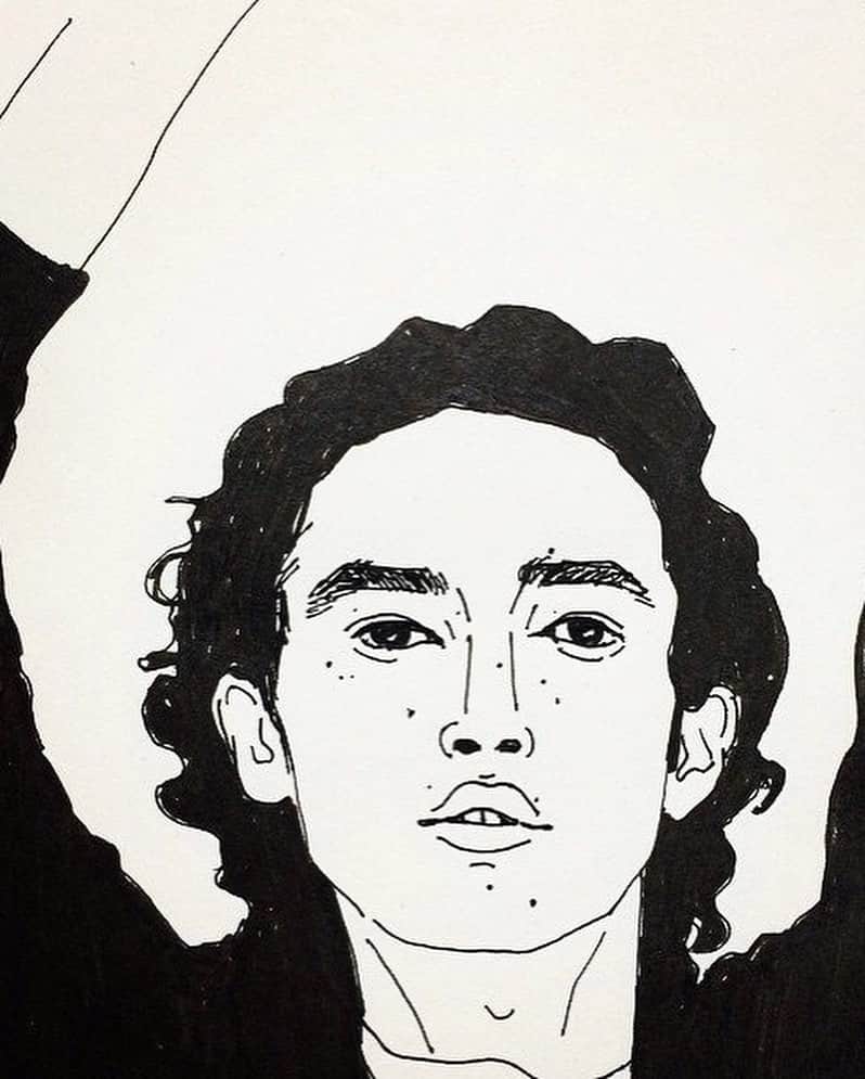 窪塚洋介のインスタグラム：「似顔絵を勝手に紹介する。Vol.3 これは昔過ぎて作者不明でスミマセンm(_ _)m  ありがとう♪ ちなみに最後のは"NOVOL"画伯です！」