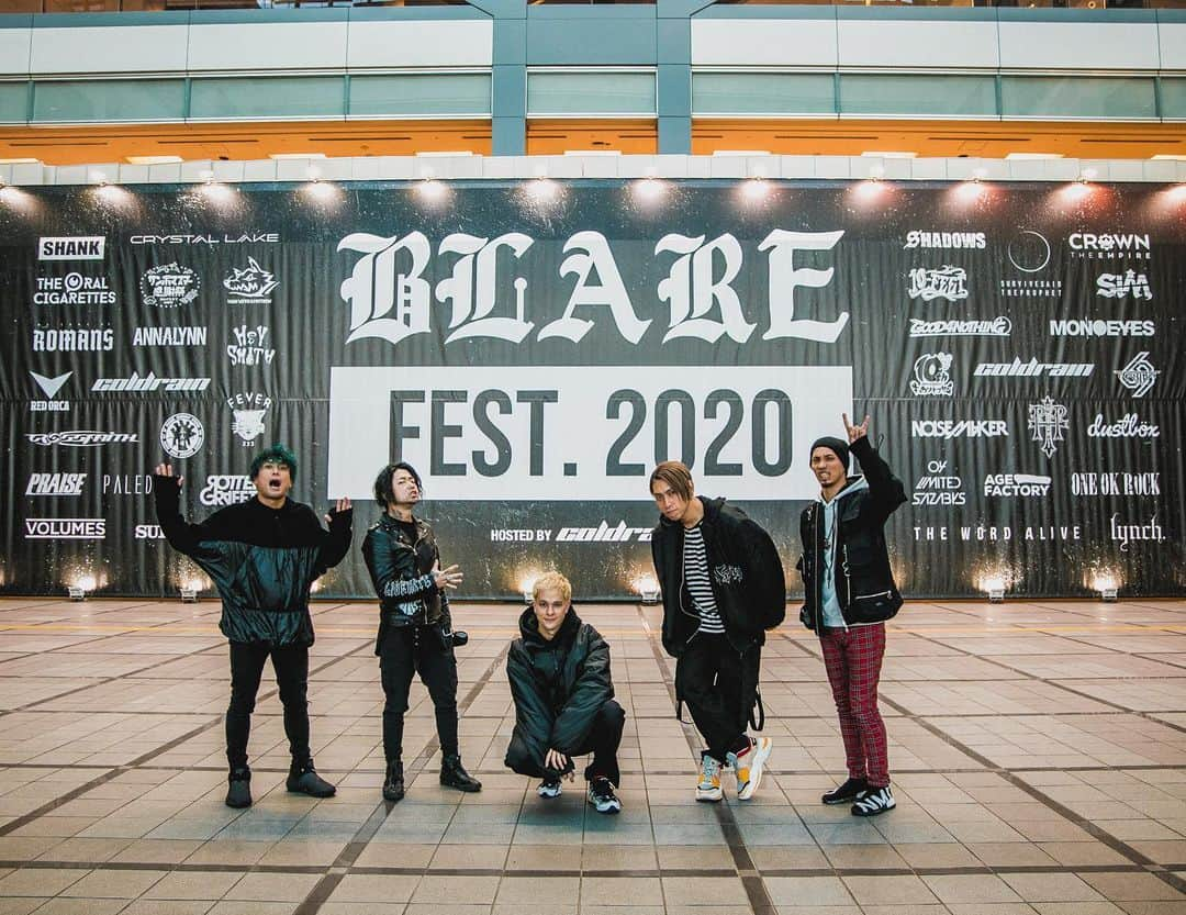 coldrainさんのインスタグラム写真 - (coldrainInstagram)「1 year since #BLAREFEST 2020 hosted by yours truly! #coldrain  #ブレアフェス」2月1日 16時59分 - coldrain_official