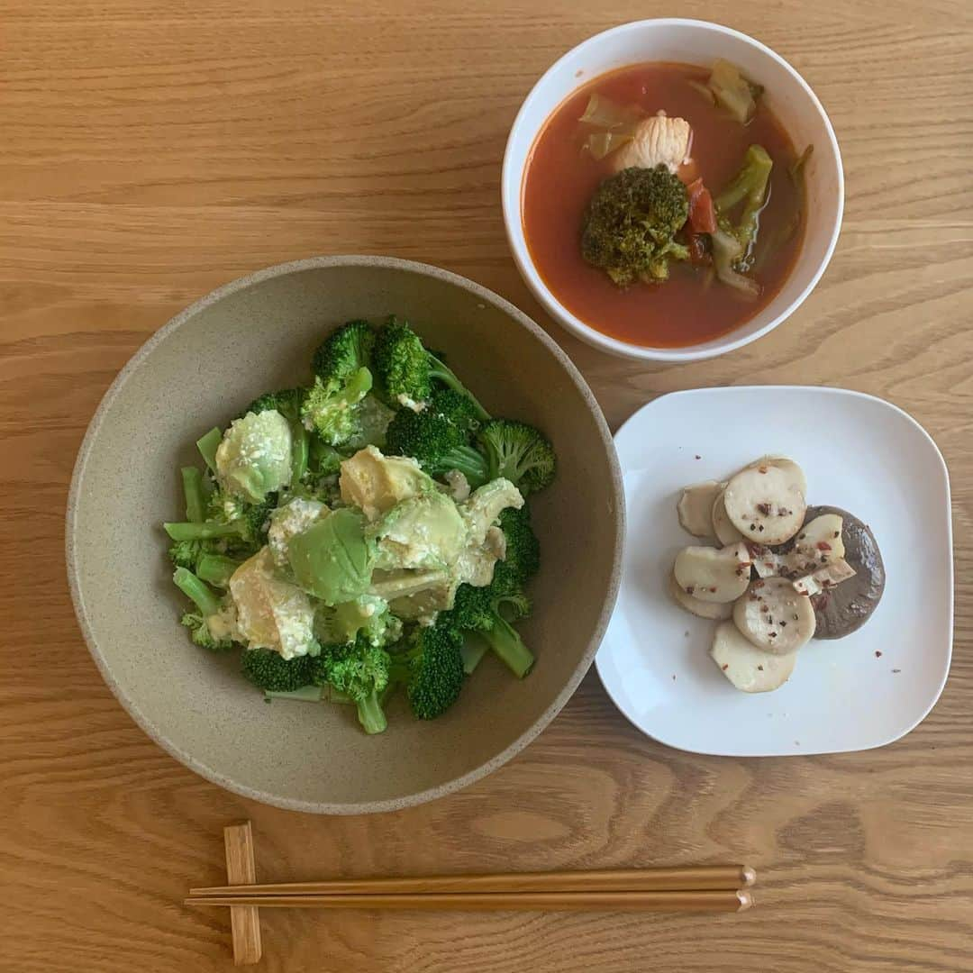 大友花恋さんのインスタグラム写真 - (大友花恋Instagram)「おうちごはん。 毎日、ご飯を考えるのがやっぱり楽しい。 #1枚目は豆腐クリーム #クリームの下にはおからハンバーグという大豆っぷり」2月1日 17時07分 - karen_otomo