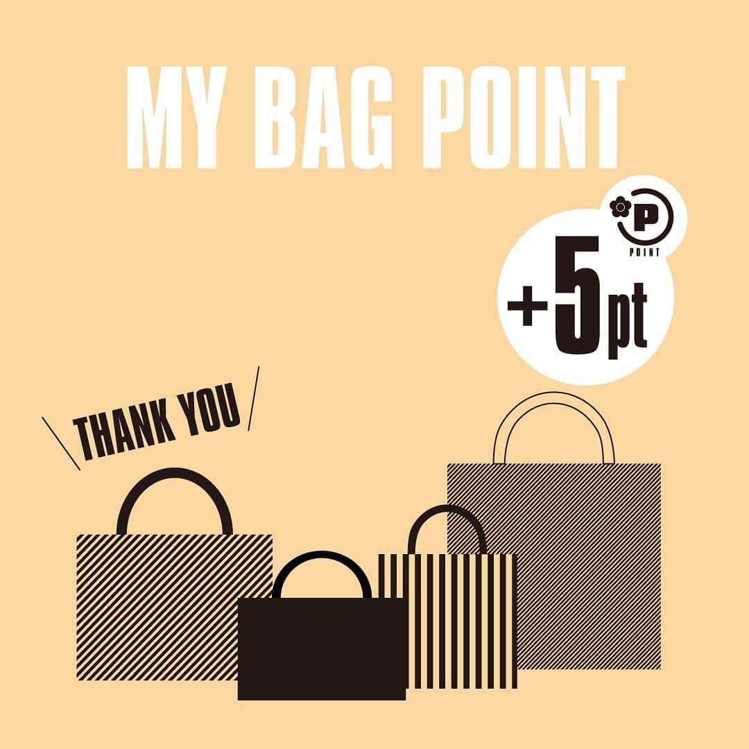 MARY QUANT officialのインスタグラム：「本日からMY BAG POINT START！ - 2/1以降ご購入時にショッピングバッグを ご辞退いただいたメンバーズの方には 1回のお買い物につき5ポイントをプレゼント！ ※1日1回限りの適用となります - #MARYQUANT #MYBAG - #マリークヮント #マイバッグ #エコバッグ」