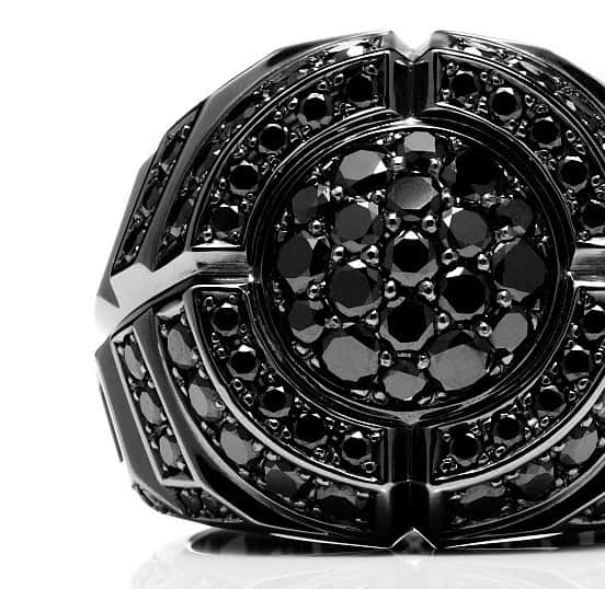 コアジュエルスのインスタグラム：「ADRASTEA®︎COREJEWELS #corejewels #blackdiamond  #diamond #ring #art #jewelry #corejewelsharajuku」