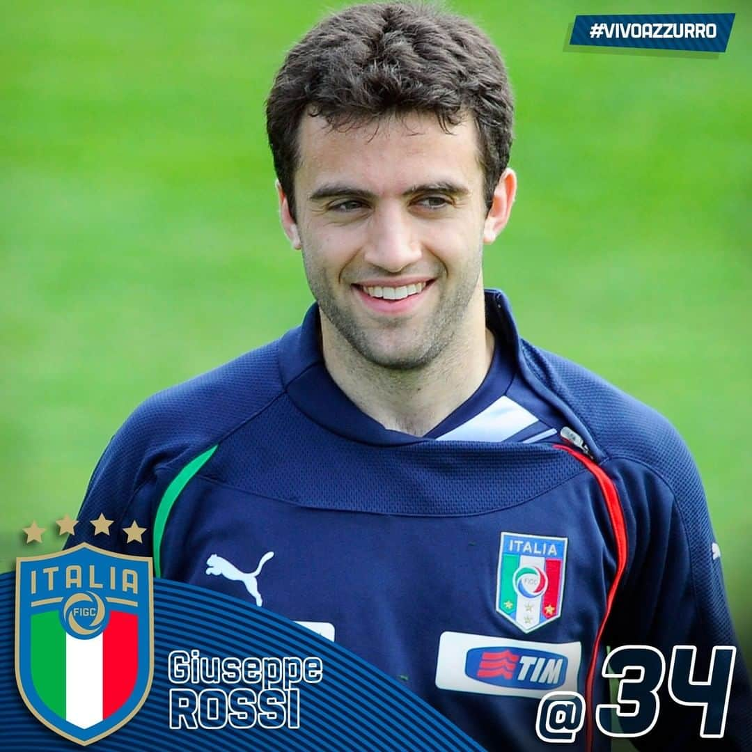 サッカーイタリア代表さんのインスタグラム写真 - (サッカーイタリア代表Instagram)「🎂 Buon compleanno a Giuseppe Rossi❗️  "Pepito" compie oggi 3️⃣4️⃣ anni 🎉!  30 presenze e 7 gol  in #Nazionale 🇮🇹   Happy Birthday to Giuseppe #Rossi! 🎂  "Pepito" is 3️⃣4️⃣ today 🎉  30 appearances and seven goals for Italy 🇮🇹⚽  #Azzurri #VivoAzzurro」2月1日 18時00分 - azzurri