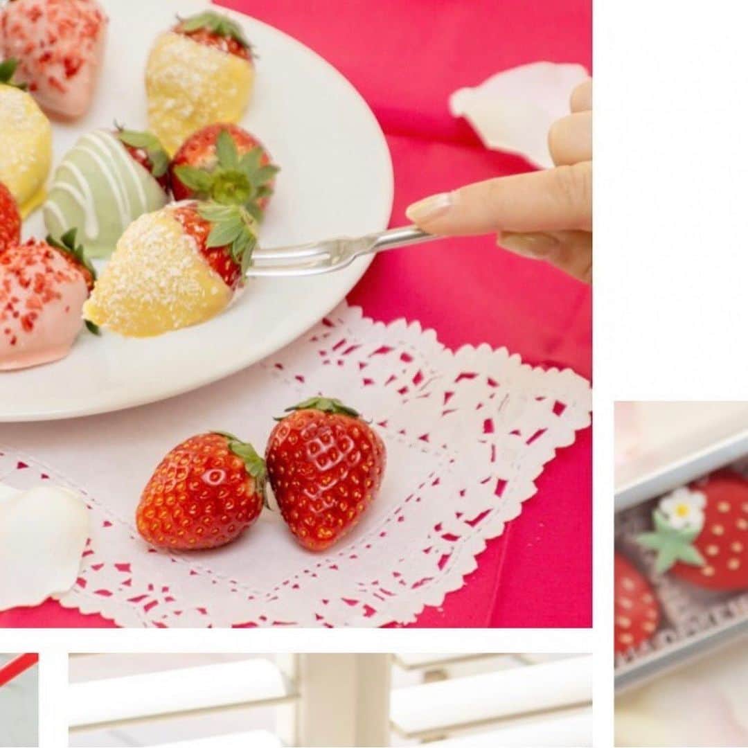 ヴィラデマリアージュさいたまのインスタグラム：「南フランス結婚式の街﻿ ﻿ Happy Valentine!🍫❤︎﻿ ﻿ バレンタイン期間限定で﻿ パティシエ手作りのテイクアウトスイーツを﻿ 販売いたします！﻿ ﻿ とっても可愛いを﻿ 大切な方へプレゼント　ご自身へのご褒美として﻿ いかがでしょうか？﻿ ﻿ ご予約方法は、﻿ @salon_de_the_enchante の﻿ プロフィール画面にございますURLの﻿ 【ご予約フォーム】﻿ 又は﻿ 【お電話（048-814-4122）】にて﻿ 承っております！🌷﻿ ﻿  ※ご予約は受け取り日の【3日前まで】にお願い致します！ ﻿商品の受け取り開始は2月10日からとなります✨  ◆﻿ ﻿ 〜いちごマカロン🍓（5個入）¥1,200〜﻿ 苺型のマカロンの中に苺味のチョコレートが﻿ サンドされています。白いお花が可愛らしさを演出﻿ ﻿ 〜ストロベリーBOX🍓（12個入）¥2,000〜﻿ 甘酸っぱい苺を4食のチョコレートでコーティング。﻿ アラザン、ココナッツ、苺フレークで創りました。﻿ ﻿ 〜フラワーチョコレートマフィン🍫（5個入）¥1,500〜﻿ 濃厚なチョコレートマフィンの上には﻿ 苺味のバタークリームがお花の模様で﻿ デコレーションしてあります。﻿ ﻿ 〜ショコラフリュイ🍊（5個入）¥2,000〜﻿ セミドライのオレンジ、いちじく、レモン、柚子を﻿ チョコレートでコーティング。﻿ お酒にもピッタリの商品です。﻿ ﻿ 〜いちごのショートケーキ🍰〜﻿ 4号　¥2,500 / 5号　¥3,500﻿ ﻿ 〜チョコレートケーキ🍫〜﻿ 4号　¥3,000 / 5号　¥4,000﻿ ﻿ ※全て税抜価格となります。﻿ ﻿ ◆﻿ ﻿ 皆様のお問い合わせお待ちいたしております☺🌷﻿ ﻿ #villasdesmariages﻿ #ヴィラデマリアージュ﻿ #ヴィラデマリアージュさいたま﻿ #結婚式﻿ #結婚式場﻿ #ストロベリー﻿ #スイーツ﻿ #valentine﻿ #バレンタイン﻿ #バレンタイン手作り﻿ #バレンタインデー﻿ #ケーキ﻿ #🍓﻿ #🍫」
