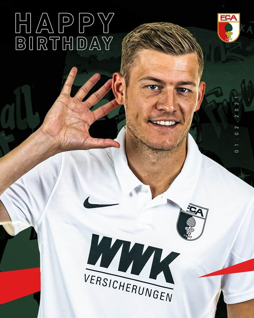 FCアウクスブルクさんのインスタグラム写真 - (FCアウクスブルクInstagram)「Gesundheit, Glück und nur das Beste zum 32sten, @alfredfinnbogason! 🥳🎁 #FCA #FCA1907 #fcaugsburg #Finnbogason #HappyBirthday」2月1日 18時39分 - fcaugsburg1907