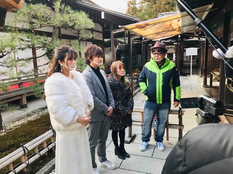 Fujikoのインスタグラム：「【テレビ出演のお知らせ】  またまたサンテレビに出演します！ 2月7日「Heart&Dream」 10:15〜10:30   自由ライフアドバイザーのウィックスあやみさん @wicksayami  大根雄馬さん、Shinji Pさんと、京都に行きました！  ねっちさんともこんな形でお仕事が出来て嬉しいです😖✨  トーク頑張ります💓😖 見てねっ✨  #Fujiko#サンテレビ#ロケ#京都#ロケ撮影#Heart&Dream」