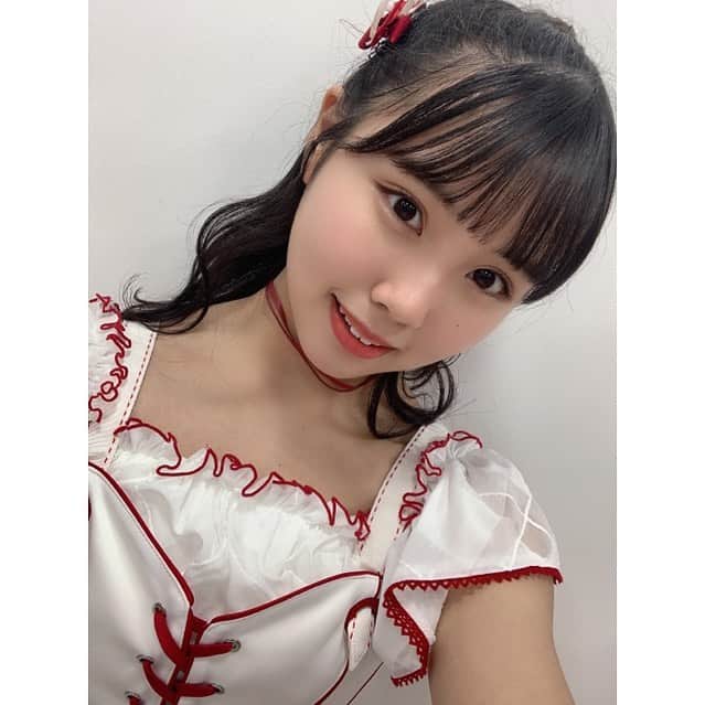 古舘葵のインスタグラム：「✿  この衣装久しぶりに着ました☺️ 大好きです🥰  今日久しぶりに大好きなブロッコリー食べました🥦  #ngt48 #衣装#アイドル#idol」