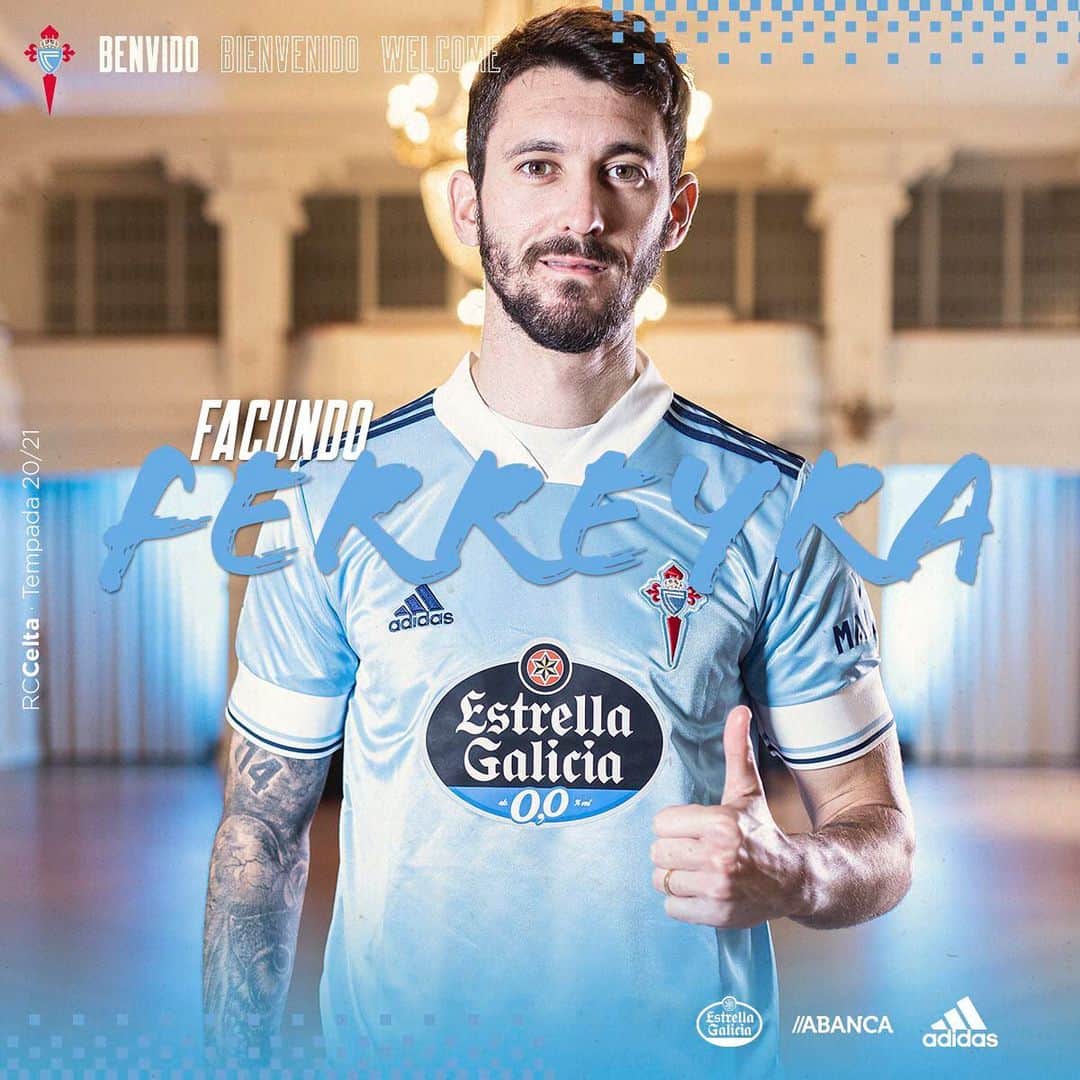 セルタ・デ・ビーゴさんのインスタグラム写真 - (セルタ・デ・ビーゴInstagram)「𝗢𝗙𝗜𝗖𝗜𝗔𝗟 🚨 O dianteiro arxentino @chukyferreyra chega ao RC Celta. Benvido!  ¡Es oficial! 💪 El delantero argentino Facundo Ferreyra llega al RC Celta. ¡Bienvenido!  It's official! 🇦🇷 Argentinian striker Facundo Ferreyra arrives at RC Celta. Welcome!  #BenvidoFacundo #SempreCelta」2月2日 5時33分 - rccelta