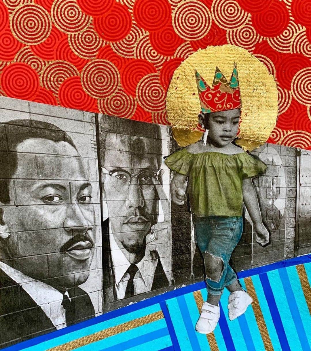 リース・ウィザースプーンのインスタグラム：「Celebrating Black History today, tomorrow and every day. From the arts to the sciences, to politics and activist, there is so much to celebrate. 💫  As we work to change the future, we must understand the past. My hope is that we encourage ourselves and future generations to become even more educated on the valuable contributions made by African Americans in U.S history. Looking forward to sharing more artists, historical figures, and heroes who inspire me everyday.   (art by @patrickdougher)」