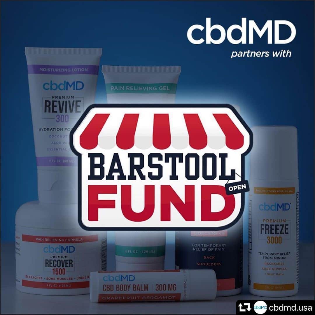 バッバ・ワトソンのインスタグラム：「So happy to see @cbdmd.usa committing to make an impact for small businesses with the @barstoolsports Fund. Makes me proud to be a #cbdMDambassador! Be sure to use code “BARSTOOLFUND” on your next topicals purchase to show your support! [link in bio] #cbdMDxBarstoolFund #smallbusinesses #smallbusinessowner   #repost @cbdmd.usa ・・・ We're proud to announce we're partnering with the @barstoolfund! 💪   We're honored to join @stoolpresidente and @barstoolsports in helping other businesses during this time of need.  Now through the end of February, any Topical purchased using code: "BARSTOOLFUND" will receive a 25% discount. And we will match it and donate to the fund! // link in bio to purchase 👍   Join us in helping #smallbusinesses across America 💼  #supportsmallbusiness #barstool #cbd #topicals #cbdtopicals #smallbusinesssupport #smallbusinessowner」