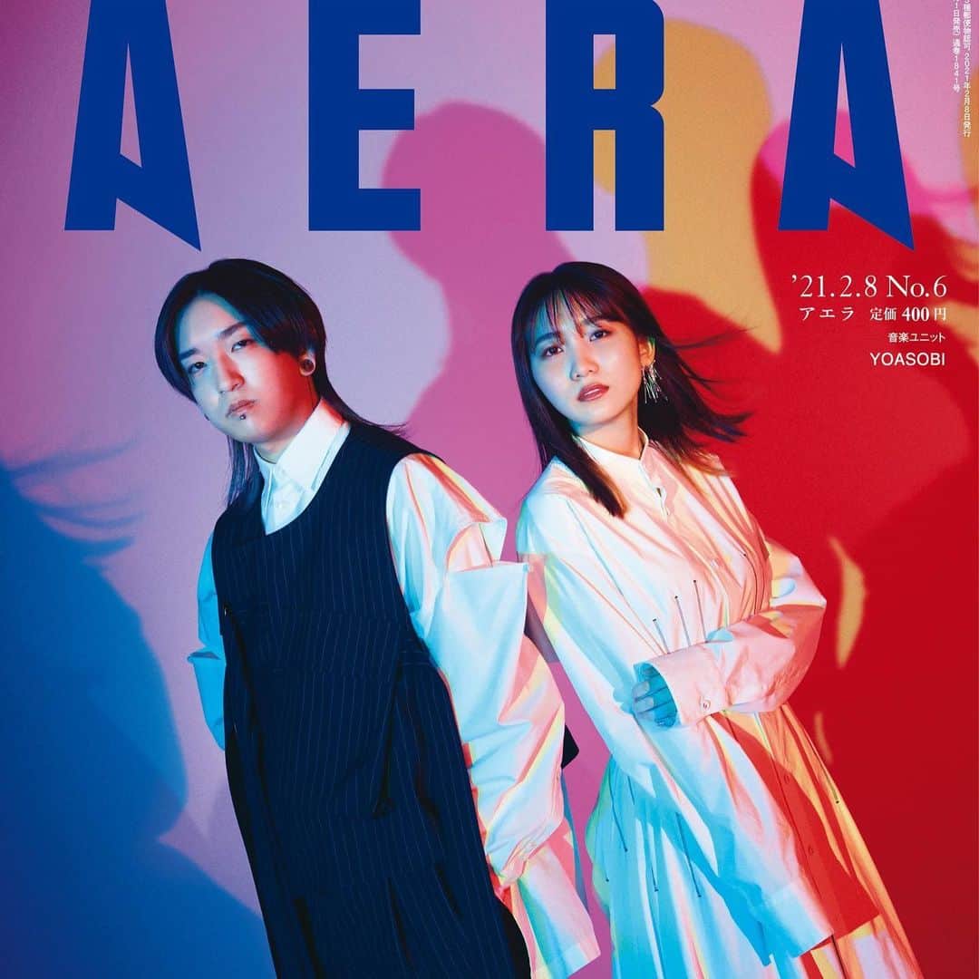 Ayaseのインスタグラム：「AERA 2月8日号 表紙を飾らせて頂きました。 とっても素敵な写真は蜷川実花さんに撮って頂きました。」