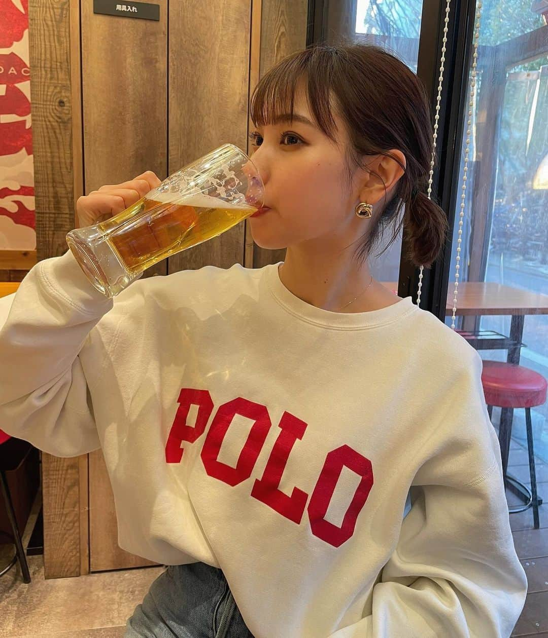 高野祐衣さんのインスタグラム写真 - (高野祐衣Instagram)「昼飲み大好きマンはこちらです🍻🌟」2月1日 22時12分 - yuipooon12_06