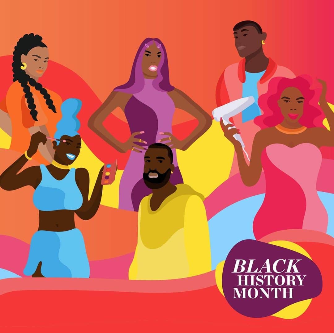 ULTA Beautyさんのインスタグラム写真 - (ULTA BeautyInstagram)「Celebrate Black History Month with us 🧡 It's more than a moment, but we're excited to be shining a spotlight on the Black community all month long (like this piece by artist, @solacilike). We'll be hosting weekly Beauty School Lives with Black creators, celebrating textured hair, sharing Black-owned brands, Black artists' work and more. What else would you like to see from us?」2月2日 0時33分 - ultabeauty