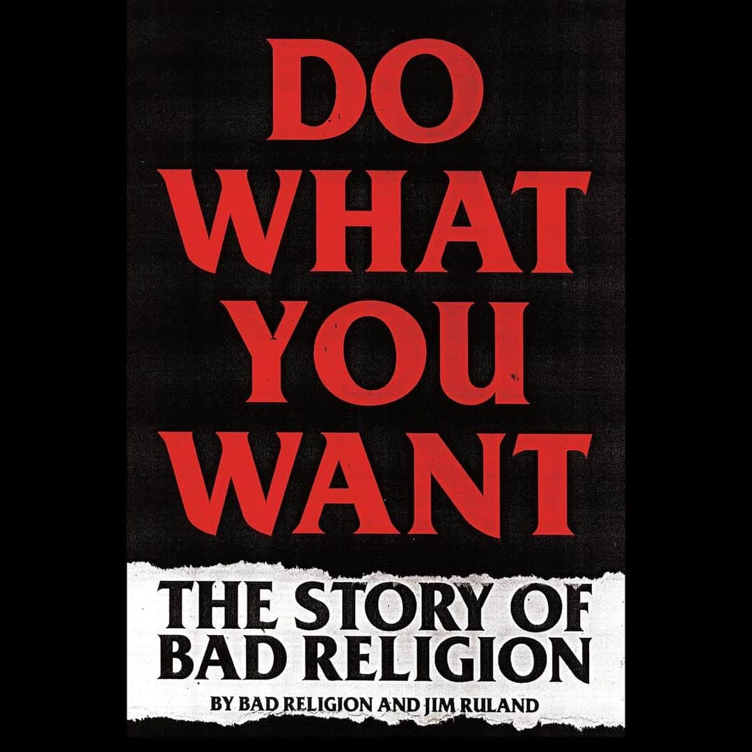 Bad Religionさんのインスタグラム写真 - (Bad ReligionInstagram)「Do What You Want: The Story of Bad Religion currently available in English, German, Brazilian Portuguese, Italian, and French. Coming Spring of 2021 SPANISH! Stay tuned for more languages and updates as they become available.   📚links to all currently available translations in bio.」2月2日 1時22分 - badreligionband