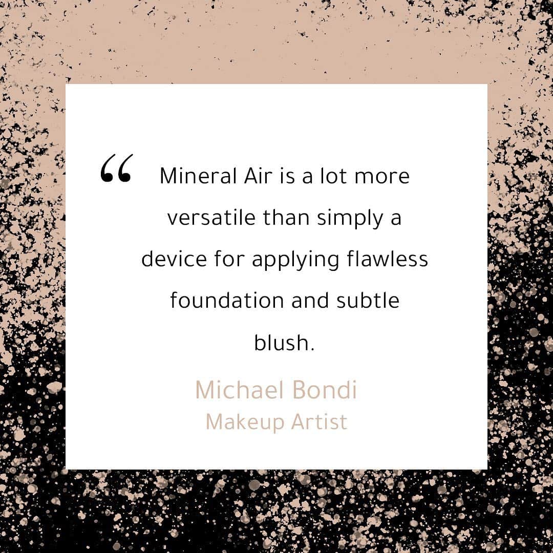 Mineral Airのインスタグラム：「In this week's blog, Makeup artist and educator Michael Bondi fills us in on how Mineral Air can help beautify eyes makeup application and brows neglected by lockdown.⁠⁠ ⁠⁠」
