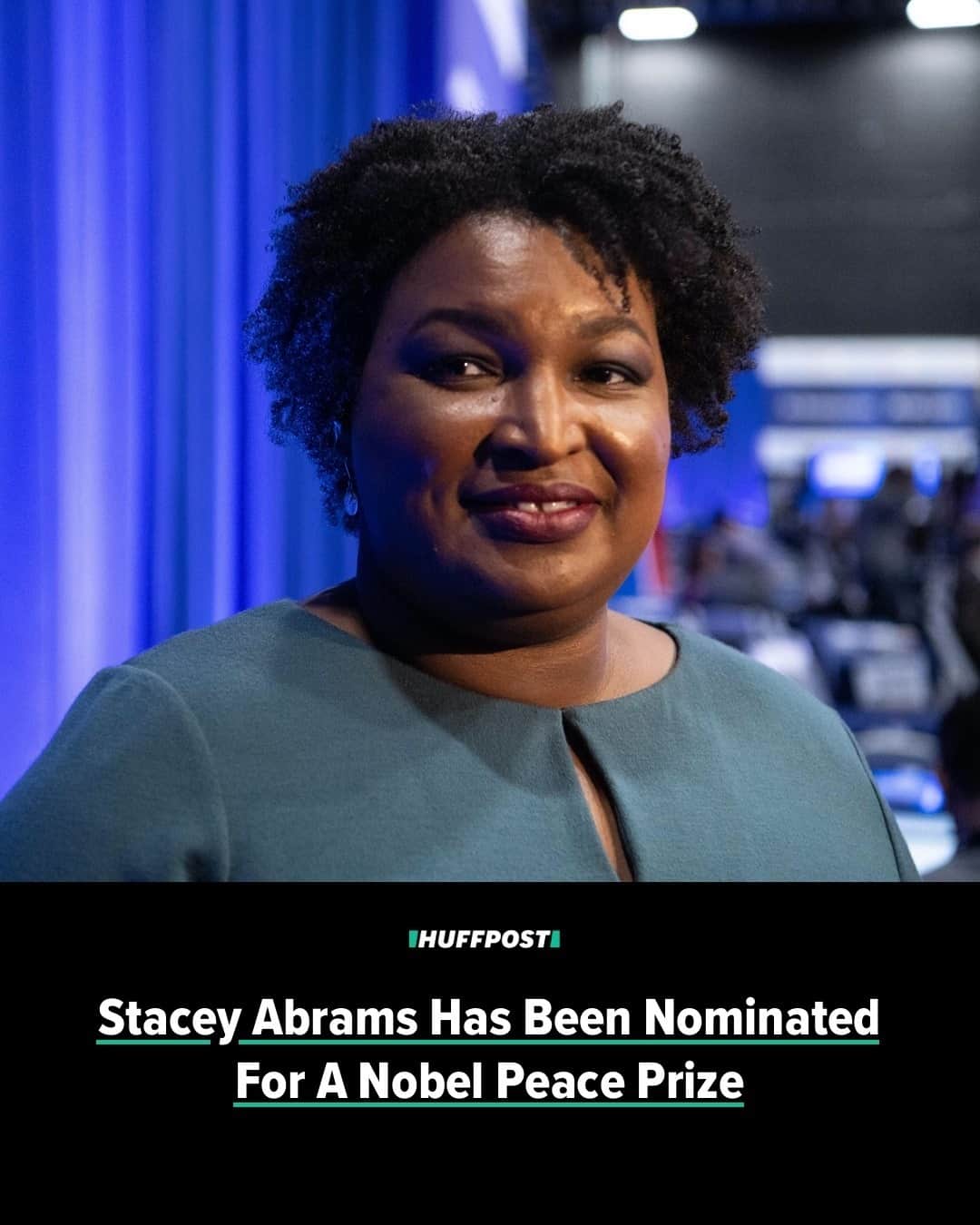 Huffington Postさんのインスタグラム写真 - (Huffington PostInstagram)「Voting rights activist Stacey Abrams, whose advocacy is credited with Georgia’s vote for President Joe Biden in the 2020 election and for both of the state’s new Democratic senators in last month’s runoff, has been nominated for a Nobel Peace Prize.⁠ ⁠ Lars Haltbrekken, a Socialist Party member of Norway’s Parliament, said in a statement Monday that he nominated Abrams because her “work follows in Dr. Martin Luther King Jr.’s footsteps in the fight for equality before the law and for civil rights.”⁠ ⁠ “Abrams’ efforts to complete King’s work are crucial if the United States of America shall succeed in its effort to create fraternity between all its peoples and a peaceful and just society,” Haltbrekken said, per Reuters.⁠ ⁠ Abrams did not respond to HuffPost’s request for comment.⁠ ⁠ Nominations for the distinction may be submitted by elected officials, professors and certain others who meet “nomination criteria,” according to the Nobel Peace Prize website. The Norwegian Nobel Committee selects recipients in October. The names of nominees aren’t officially disclosed for 50 years, but nominators can reveal who they’ve suggested.⁠ ⁠ In addition to Abrams, this year’s contenders include the group Black Lives Matter, former President Donald Trump, former White House adviser Jared Kushner, Russian politician Alexei Navalny, climate activist Greta Thunberg and WikiLeaks.⁠ ⁠ Abrams’ work boosting voter turnout has been widely praised for flipping Georgia to Democrats in the presidential and Senate elections. She was the first Black woman to become a Georgia gubernatorial nominee of either party in 2018, and a year later became the first African American woman to deliver a response to the State of the Union address.⁠ ⁠ Abrams said in an interview with People: “I have no right to victory. No politician running for office has the right to win, but as a citizen of Georgia, I had the right to make certain that the votes were counted, that the people who wanted to participate could.” // 📝 @ohheyjenna // 📷 Getty Images」2月2日 2時50分 - huffpost