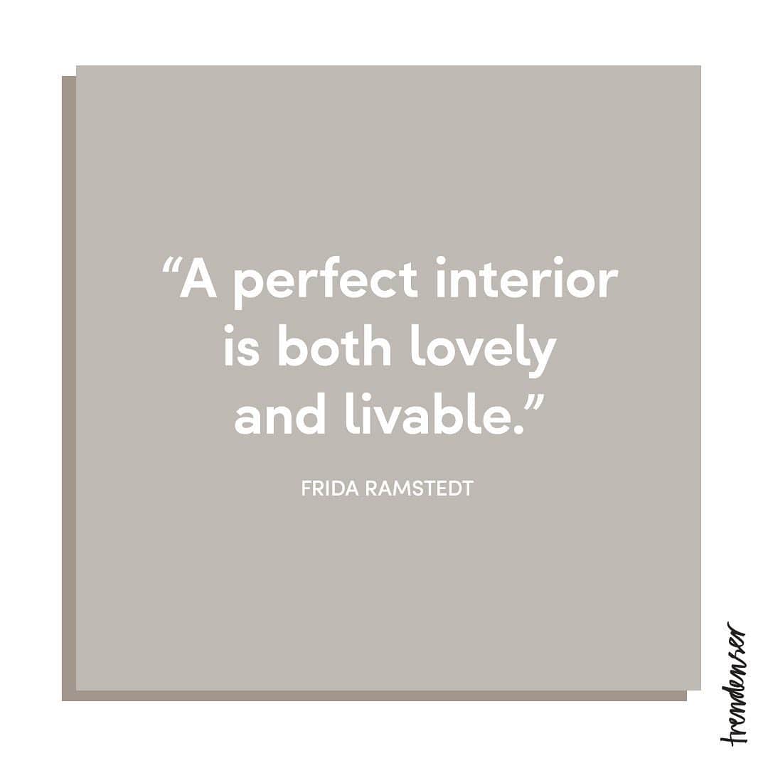 Frida Ramstedtのインスタグラム：「We have to stop talking about form and function as two opposites in modern Interior design. I’ts not. It is just a common excuse used by those who don’t know how to combine lovely and livable.」