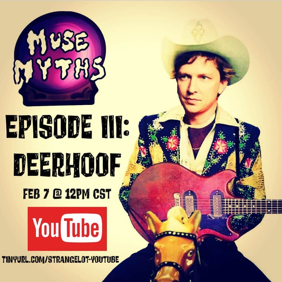 ディアフーフのインスタグラム：「John talked about our then-current album Future Teenage Cave Artists back in June, and now it’s up!  This is before he learned how to trim his quarantine ‘stache.  https://www.youtube.com/watch?v=pxFtcYUWyj8&t=2193s」