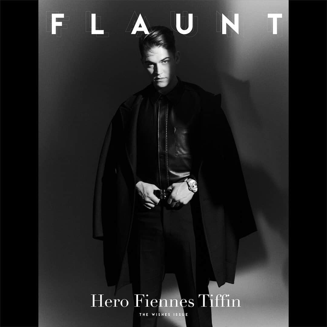 Flaunt Magazineさんのインスタグラム写真 - (Flaunt MagazineInstagram)「Hero Fiennes Tiffin (@Hero_FT) looked upward to the stars, closed his eyes, and then stepped onto the cover of The Wishes Issue in a @UlysseNardinOfficial timepiece and full look @Ferragamo.  ⠀⠀⠀⠀⠀⠀⠀⠀⠀ The lead in the romantic @Netflix film series 'After' just wrapped shooting installments three and four in Bulgaria, and is plotting his next moves from London with a wall-thumping grime soundtrack paving the way.  ⠀⠀⠀⠀⠀⠀⠀⠀⠀ Read more about the rising actor when you purchase The Wishes Issue at flaunt.com in our Store.  ⠀⠀⠀⠀⠀⠀⠀⠀⠀ Hero wears @Ferragamo coat, shirt, pants, and belt and @UlysseNardinOfficial watch. ⠀⠀⠀⠀⠀⠀⠀⠀⠀ Photographer: @JasonHetheringtonStudio Stylist: @MillerMode Groomer: @LarryKingHair Written by Jasmine Rodriguez ⠀⠀⠀⠀⠀⠀⠀⠀⠀ #HeroFiennesTiffin #After #WishesIssue #FlauntMagazine #UlysseNardin #Ferragamo #Blast #justmyself」2月2日 4時05分 - flauntmagazine