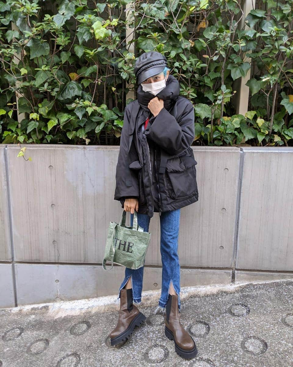 山田優さんのインスタグラム写真 - (山田優Instagram)「#いつかのしふく  #ゆうのしふく  #yusoutfit #outfit   #downjacket  #uniqlojilsander @uniqlo   #outer & #boots #zara @zara   #denim  #coel @coel.official   #bag  #theweekendhotel @the_weekend_hotel」2月2日 14時50分 - yu_yamada_