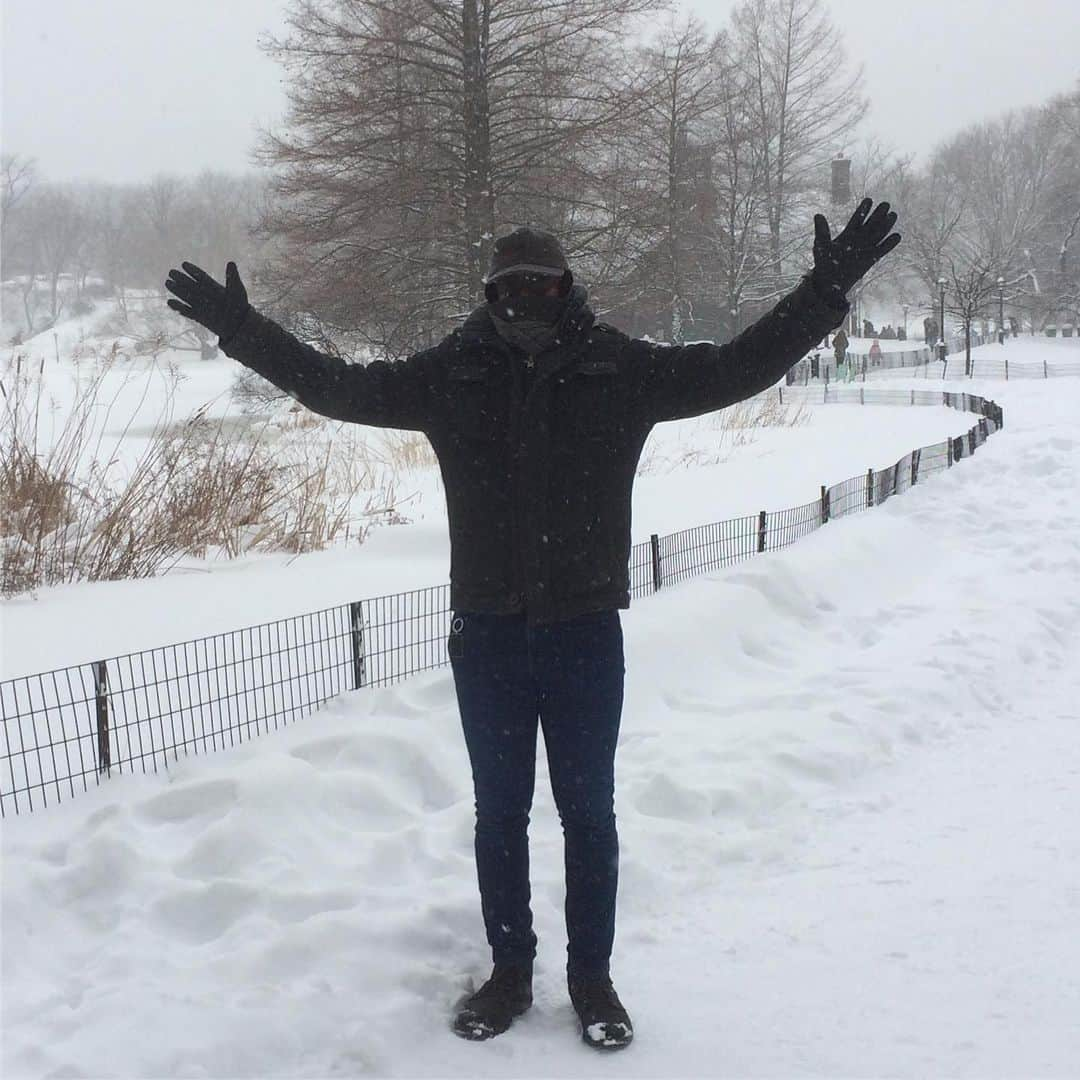 ラリー・ギリアード・Jrさんのインスタグラム写真 - (ラリー・ギリアード・JrInstagram)「Snow day in Central Park! Winter Wonderland! #nyc #centralpark #2021」2月2日 15時49分 - thereallgjr